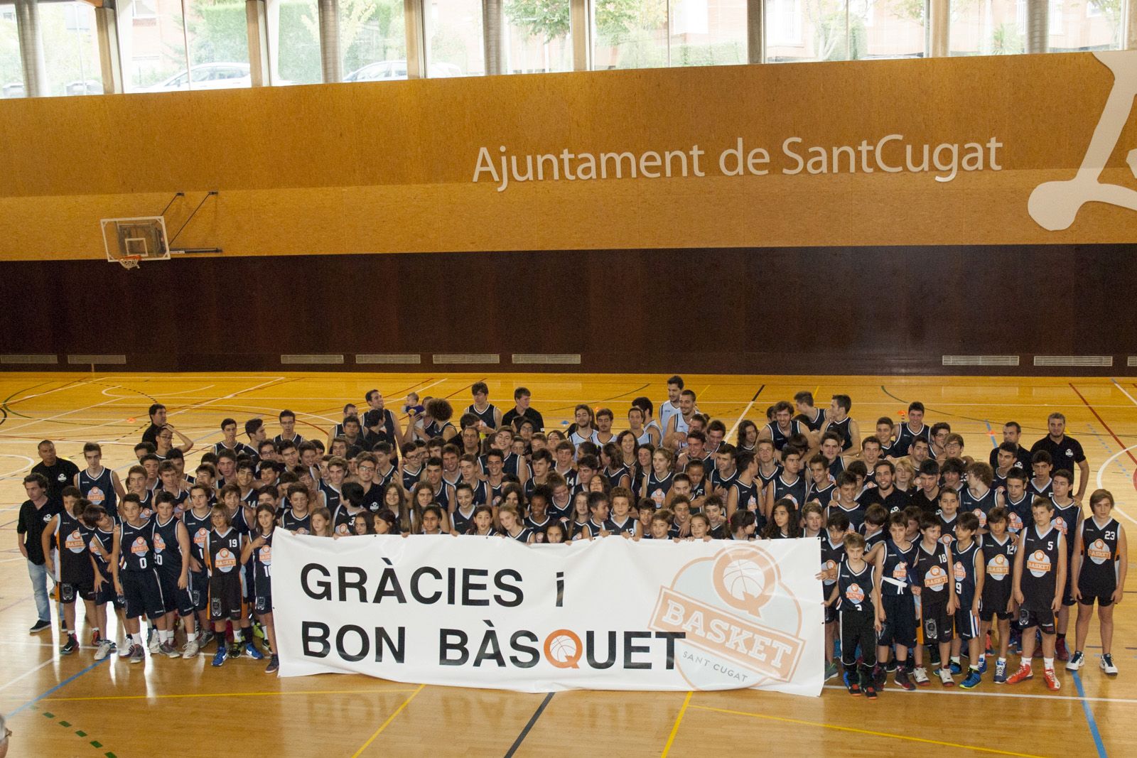  Presentació QBàsquet Sant Cugat a la ZEM Rambla del Celler. FOTOS: Aïda Sotelo