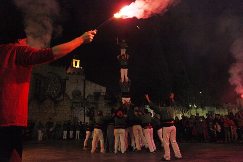  Final de festa amb els Gausacs i els Diables de Sant Cugat. FOTOS: Lali Puig