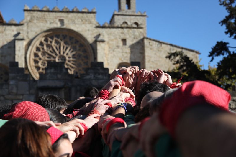 20a Diada Castellera a la Plaça d'Octavià. FOTOS: Lali Puig