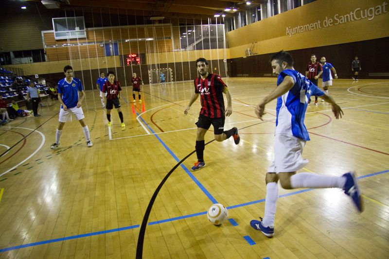 Futbol Sala: FS Sant Cugat vs Molins 99 CFS a la ZEM Rambla del Celler. FOTOS: Estefania Bedmar