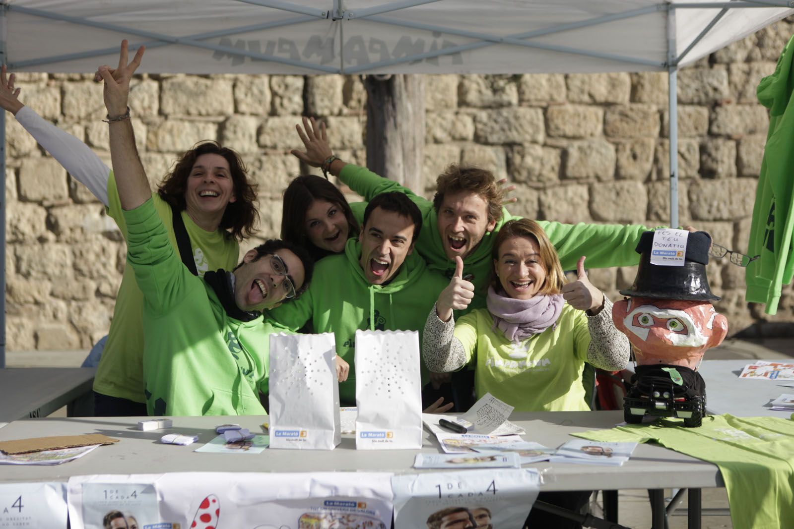 Pim Pam Pum amb La Marató. FOTO: Artur Ribera