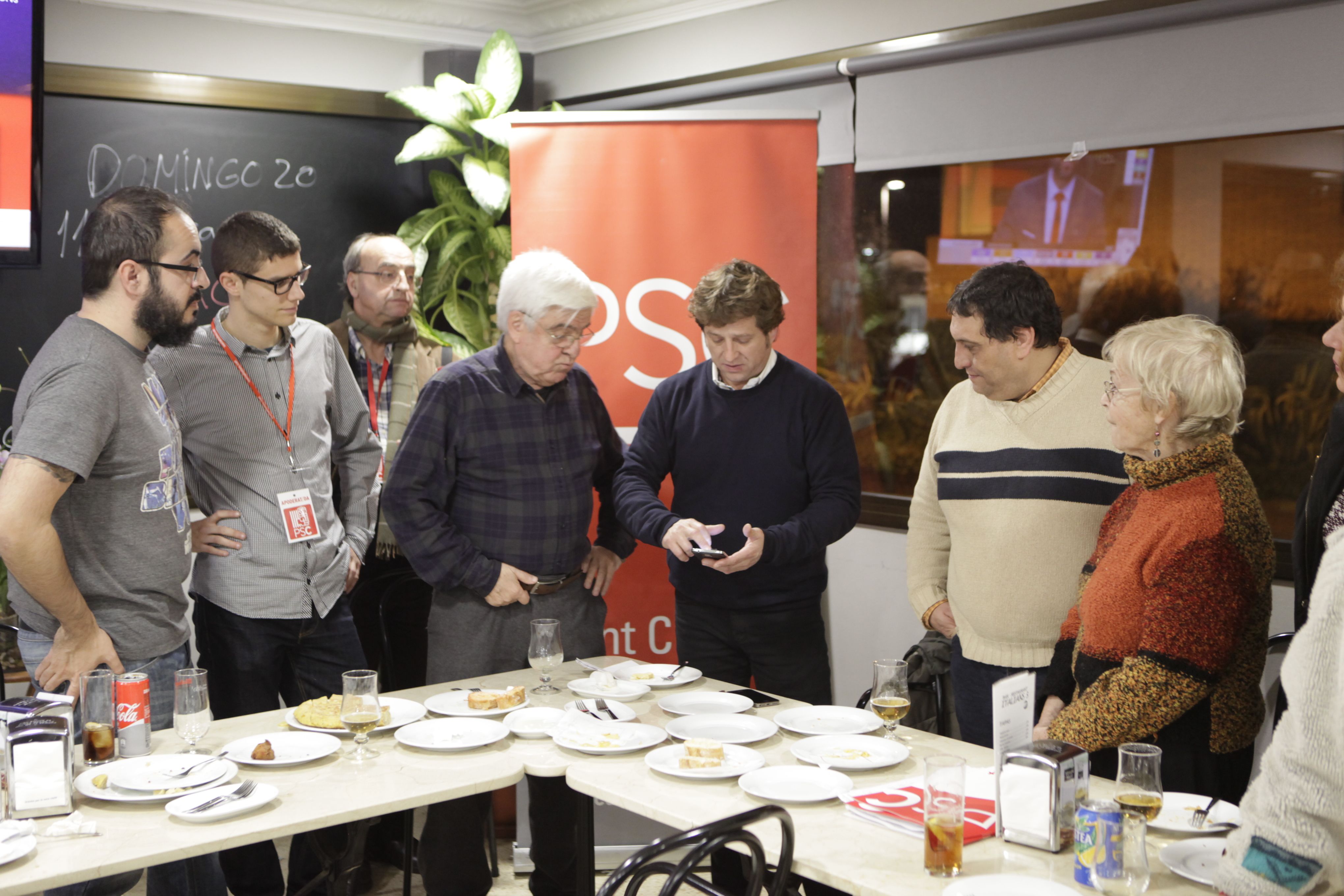 Seguiment dels Socialistes. FOTO: Artur Ribera