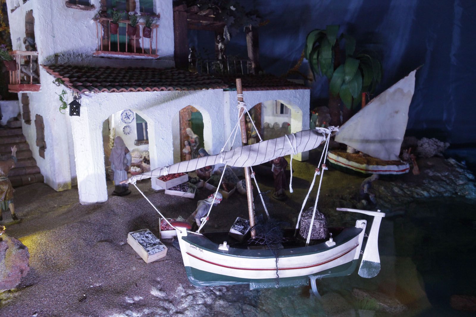 Pessebre del carrer Sant Domenech. FOTO: Artur Ribera