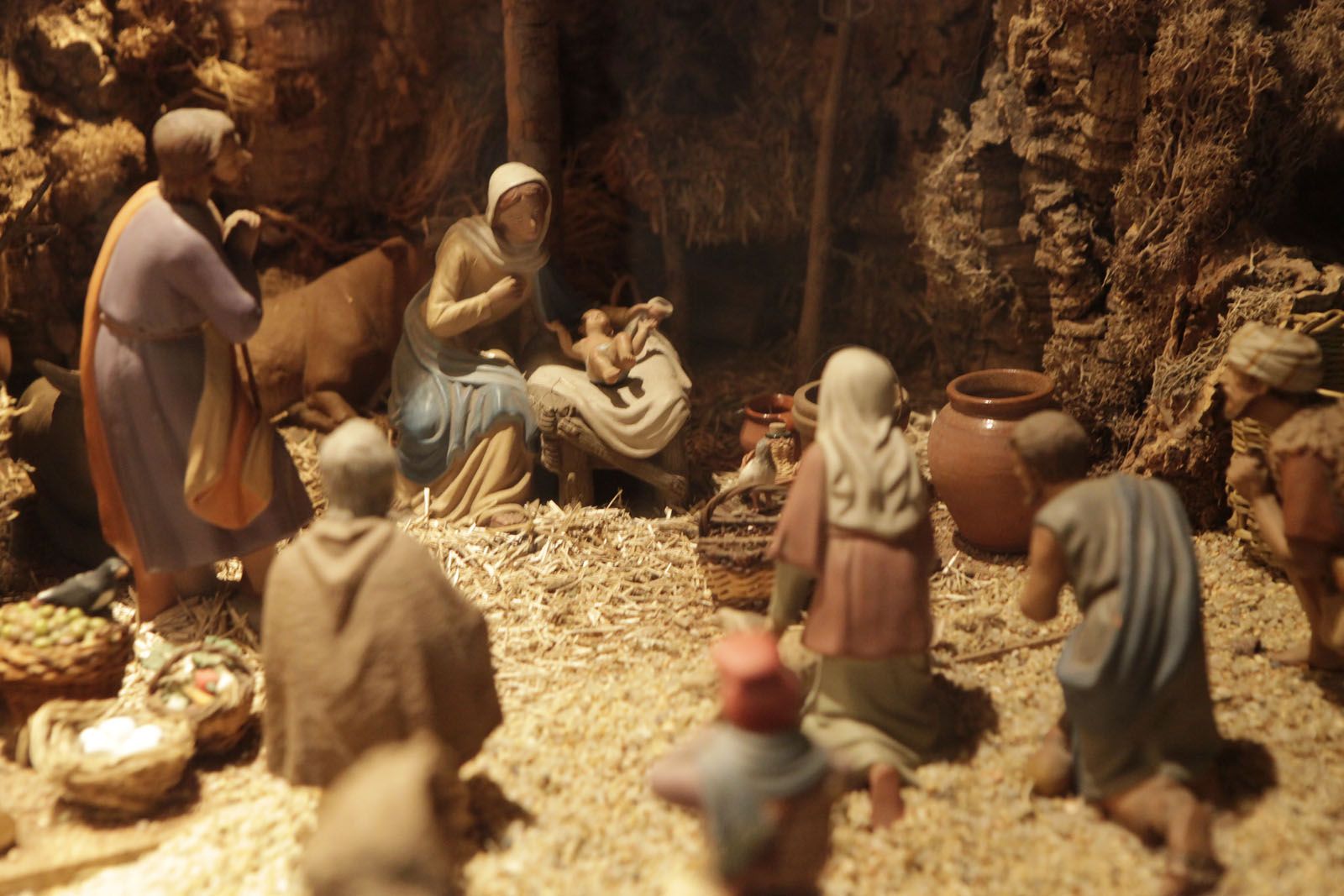 Pessebre dels Sagalés, Plaça Barcelona. FOTO: Artur Ribera