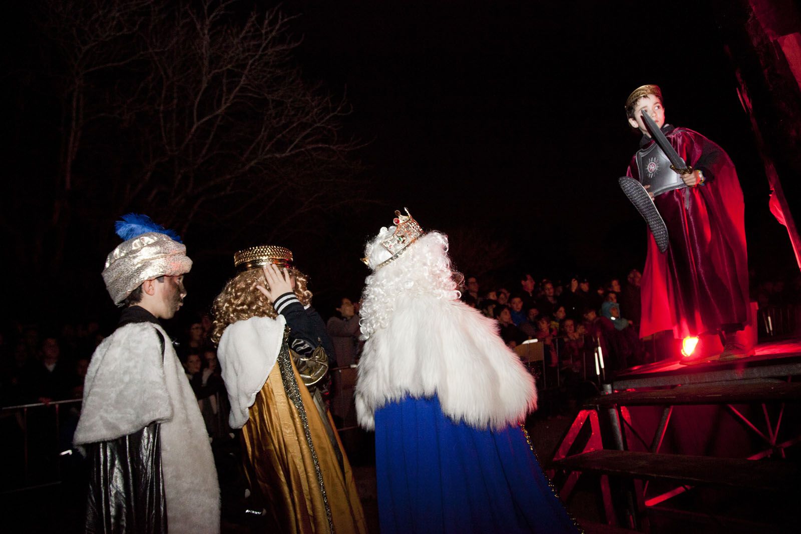   Pessebre Vivent als Jardins del Monestir. FOTOS: Lali Puig