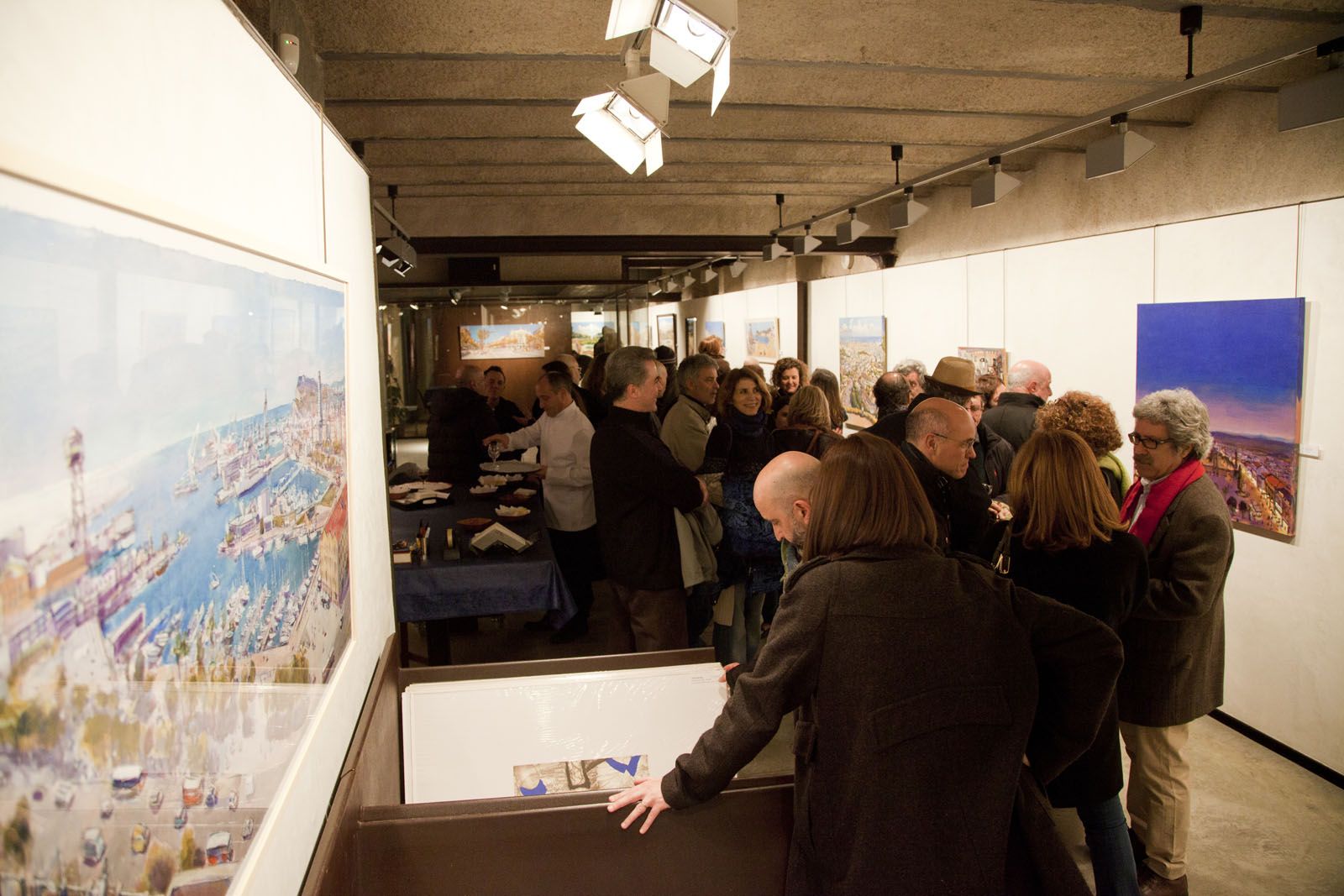 Inauguració de l’exposició de Josep Moscardó a La Galeria. FOTOS: Lali Puig