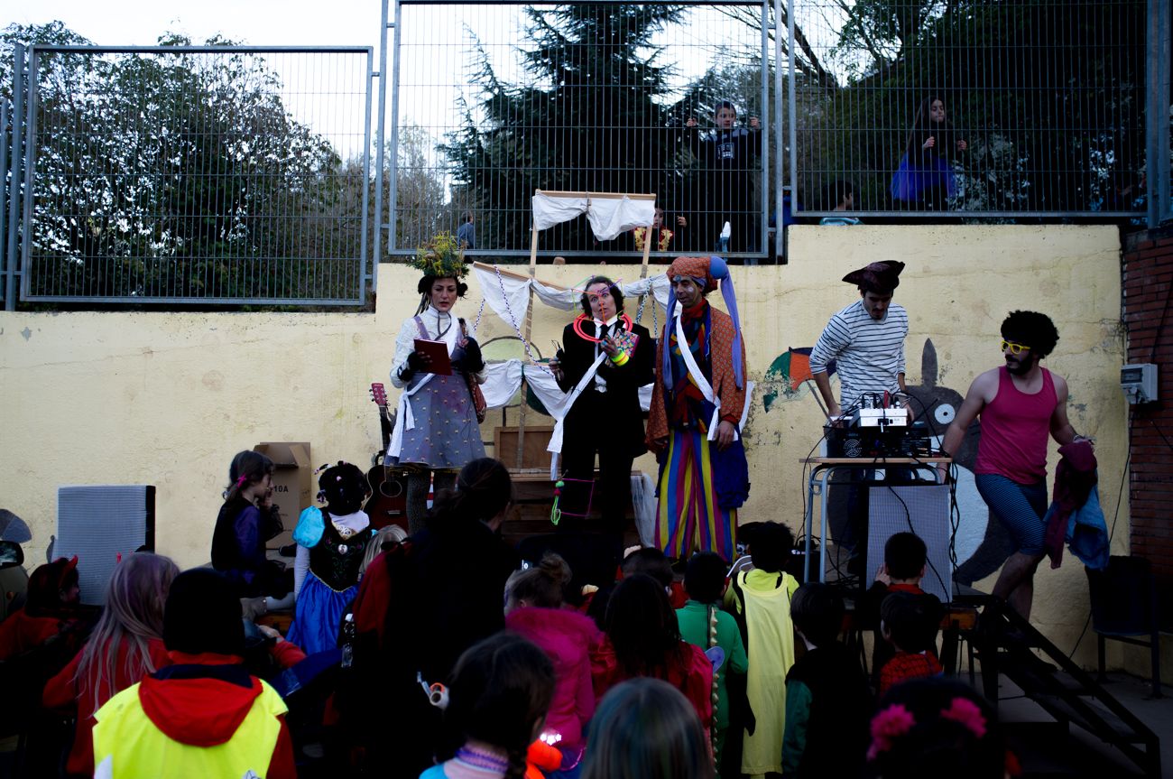 Carnestoltes a l'escola La Floresta, Barri de La Floresta. FOTO: David Molina