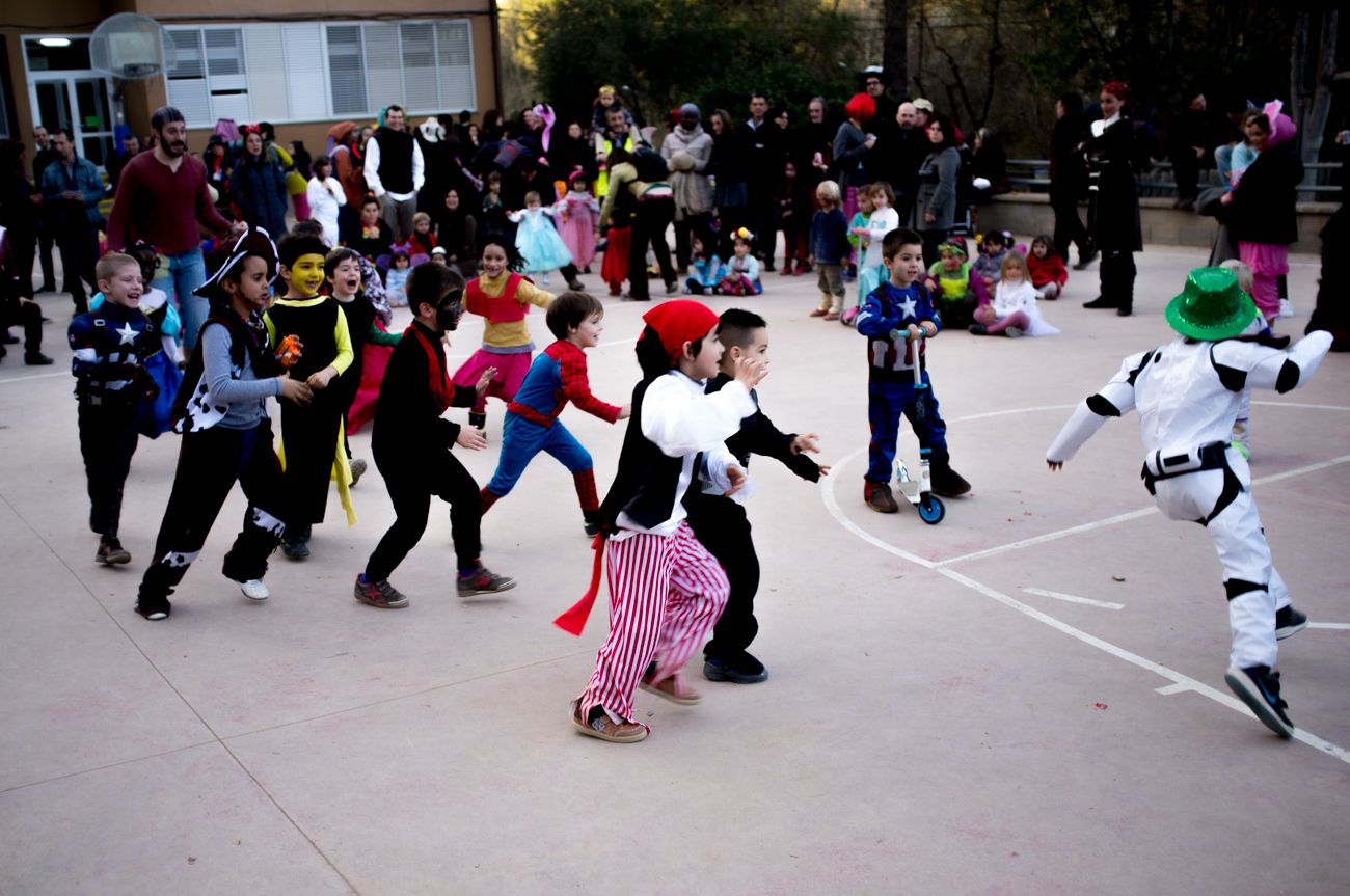 Carnestoltes a l'escola La Floresta, Barri de La Floresta. FOTO: David Molina