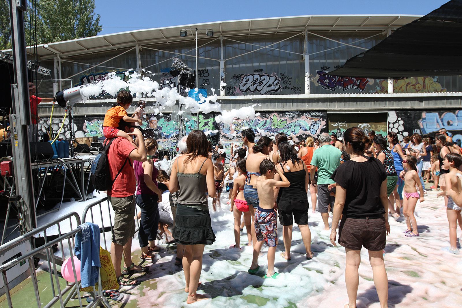 La festa de l'espuma FOTO: Haidy Blanch