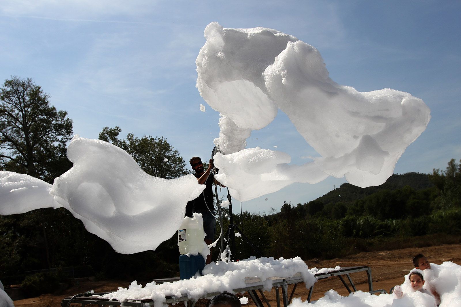 "No et puc baixar la lluna però, et puc pintar els núvols" FOTO: Haidy Blanch