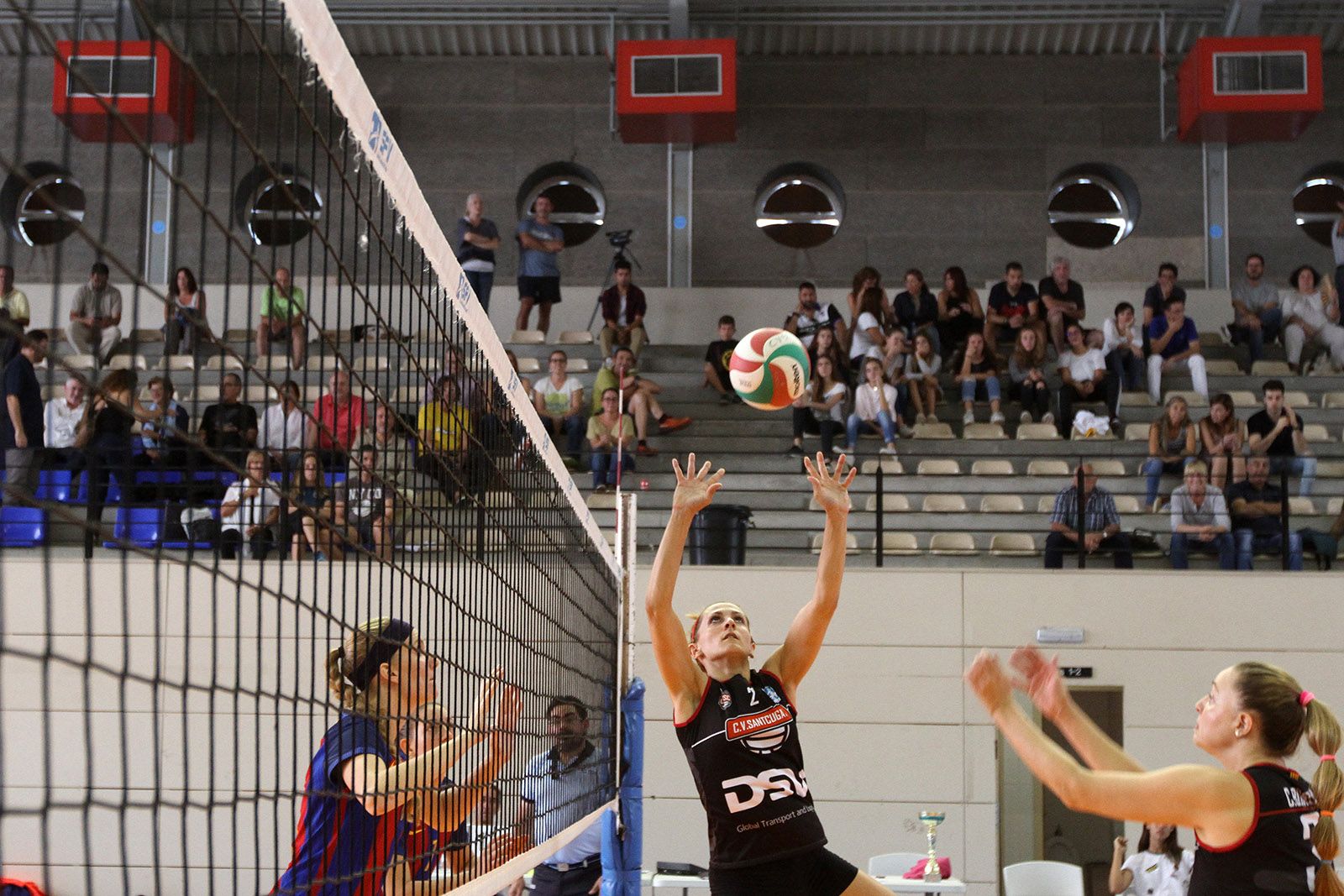 Final de la Lliga Catalana de Voleibol DSV CV Sant Cugat-CVB Barça FOTO: Haidy Blanch