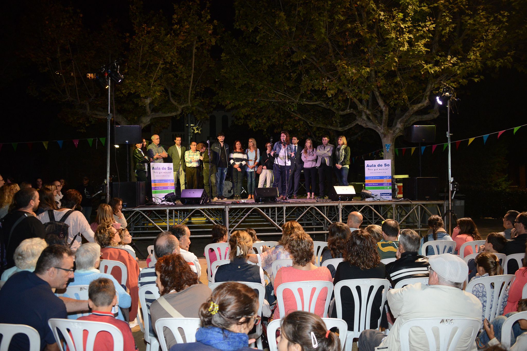 Pregó de la Festa Major del barri del Monestir-Sant Francesc FOTO: Localpres