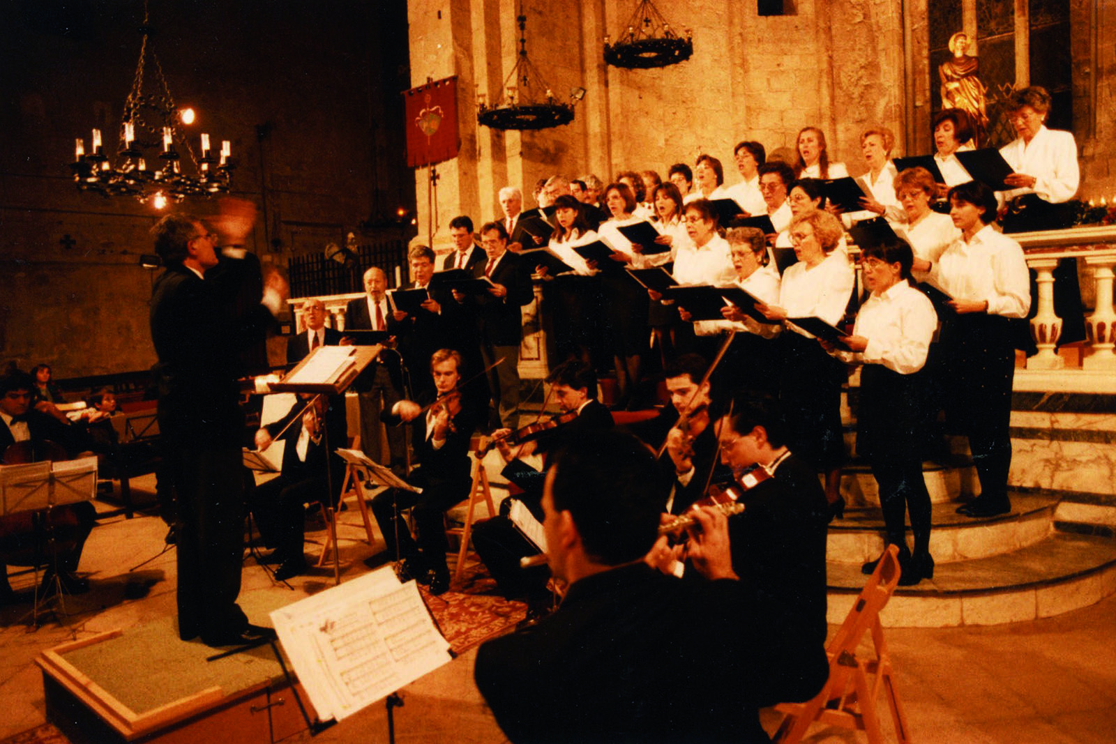 El Concert de Sant Esteve al Monestir el 1996.