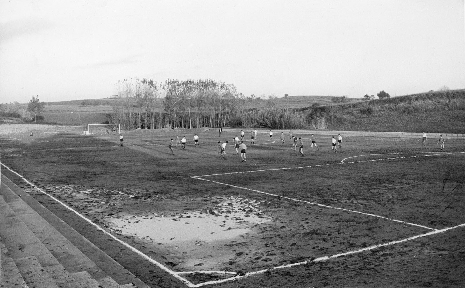 El camp de futbol de Sant Cugat als anys 60