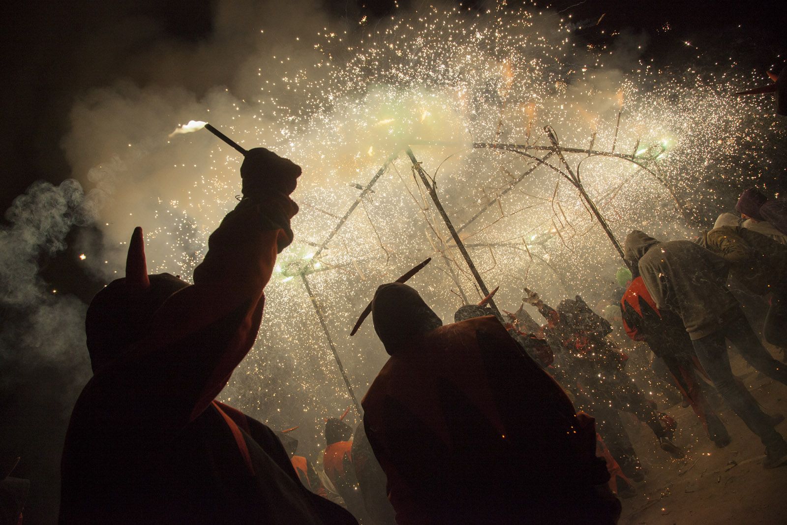   L'Encabronada dels Diables de Sant Cugat. FOTOS: Lali Puig