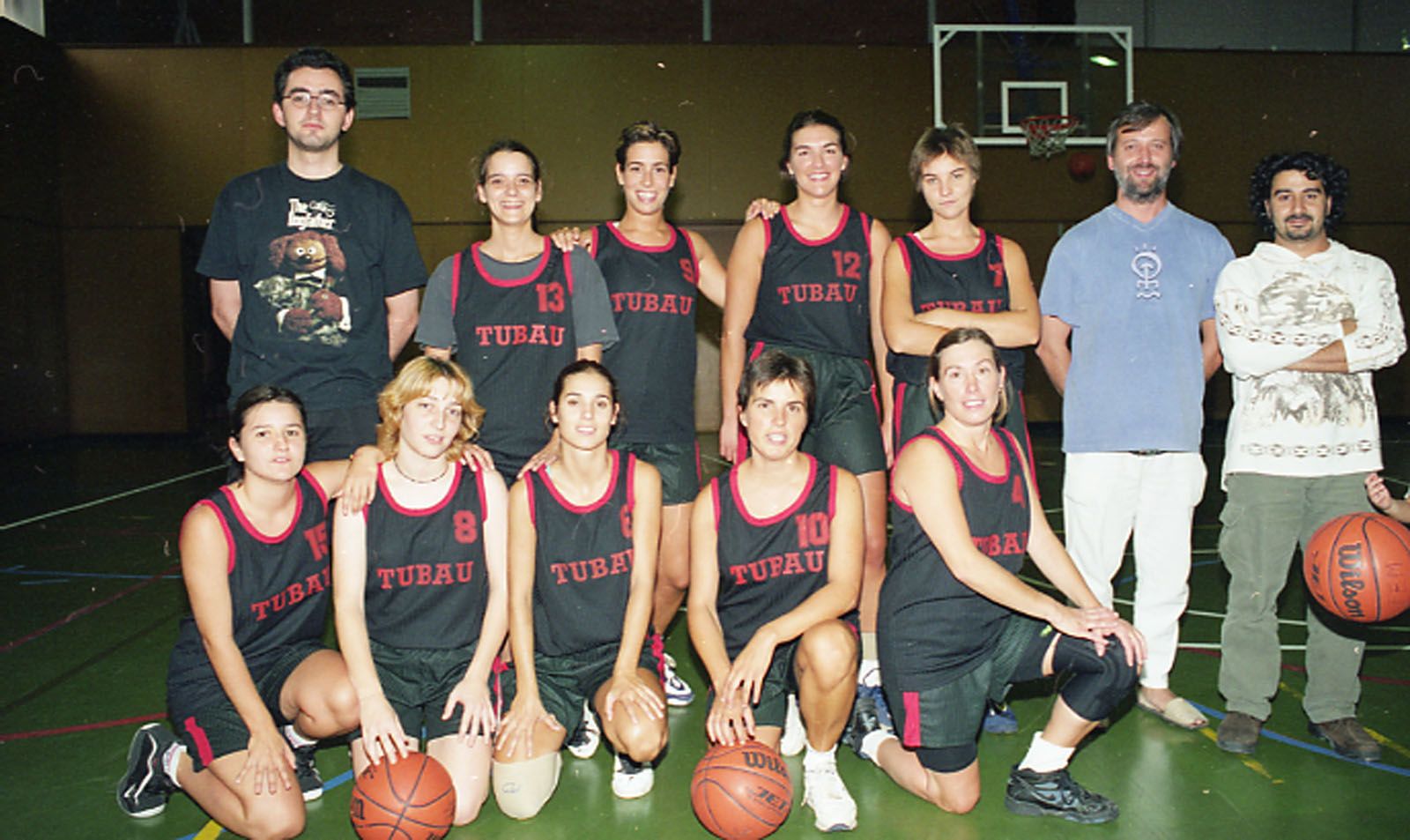 Plantilla 1er equip bàquet  UESC (setembre de 1999)