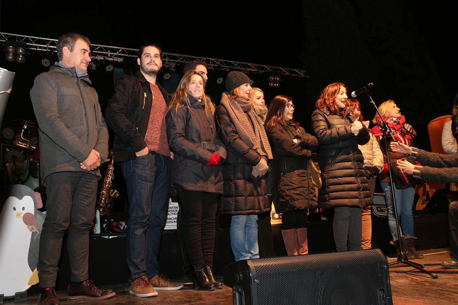 Encesa de les llums de Nadal. Foto: Lali Álvarez