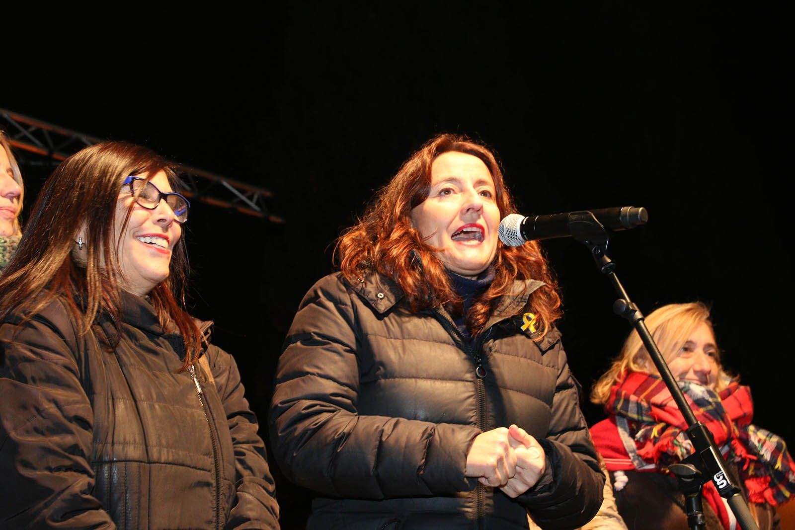 Encesa de les llums de Nadal. Foto: Lali Álvarez