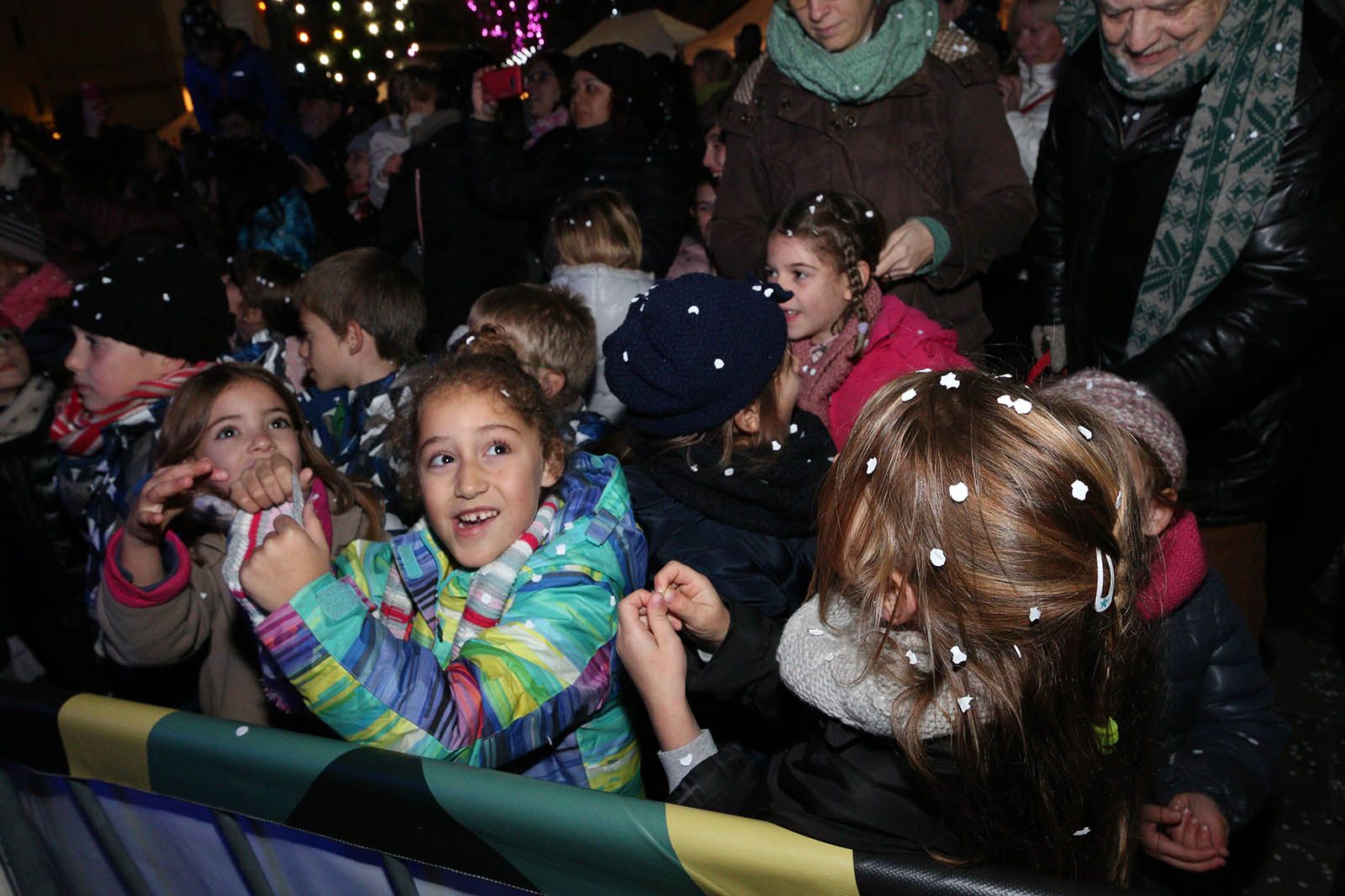 Encesa de les llums de Nadal. Foto: Lali Álvarez