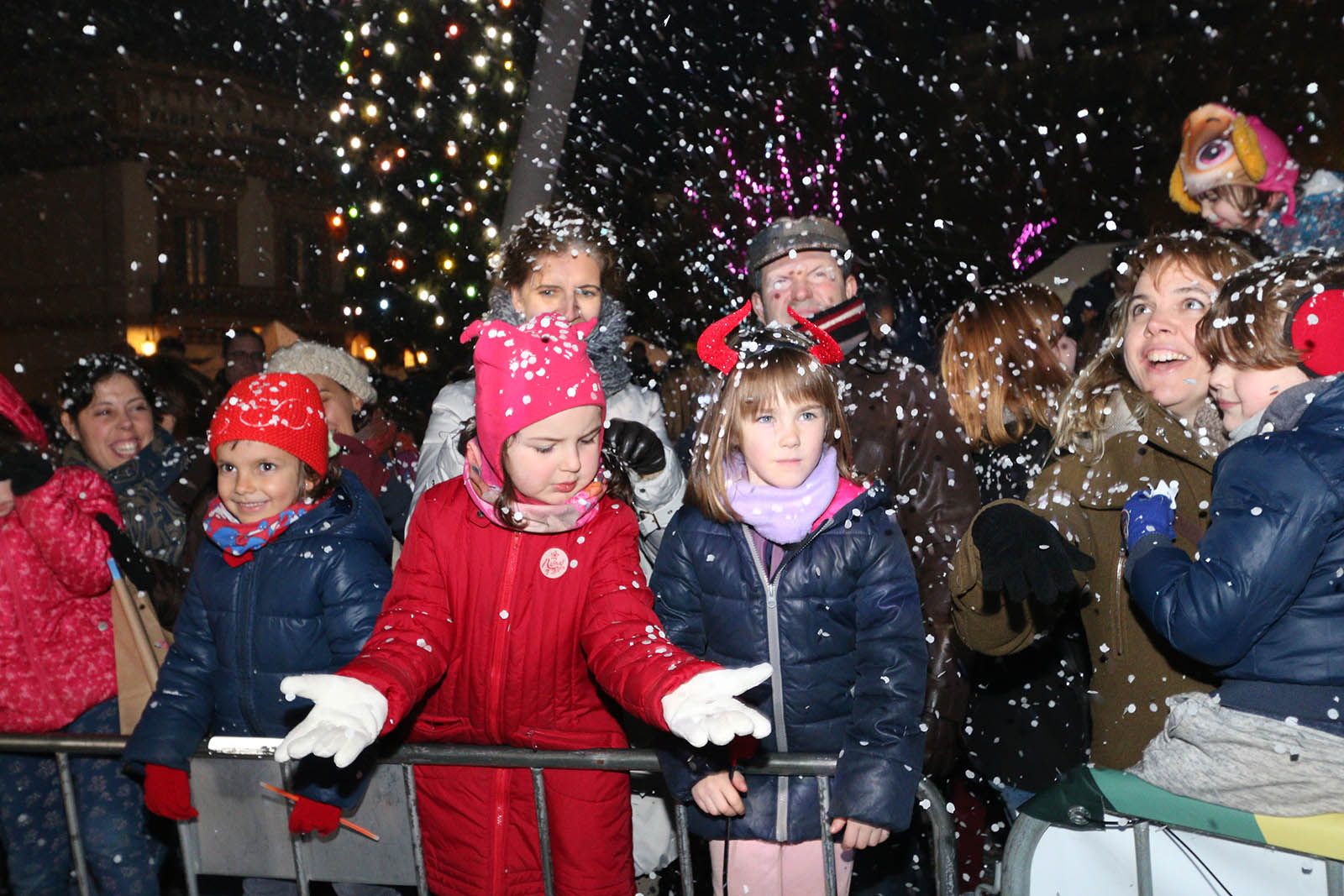 Encesa de les llums de Nadal. Foto: Lali Álvarez