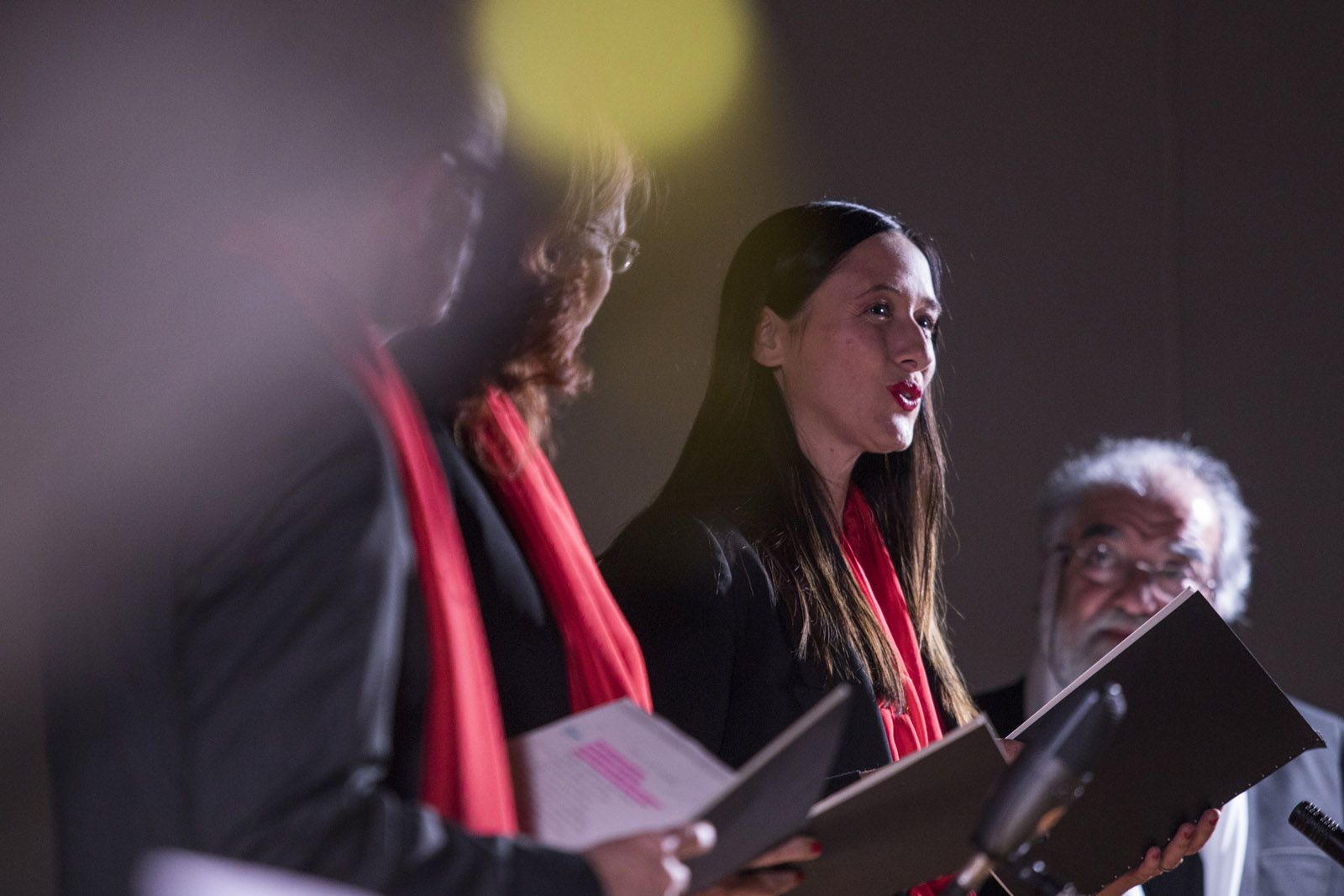 'Per Nadal, fem el Poema’ a l’Escola Municipal de Música i Conservatori Victòria dels Àngels. FOTO: Lali Puig