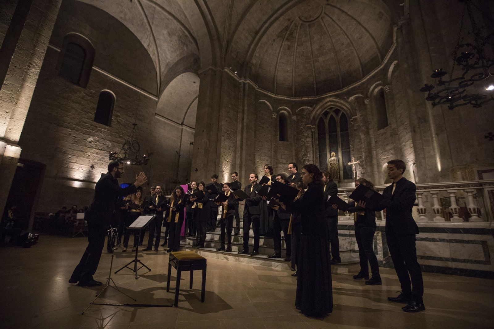 Concert: 'Nadales d'arreu' amb el Cor Aglepta a l’Església del Monestir. FOTO: Lali Puig