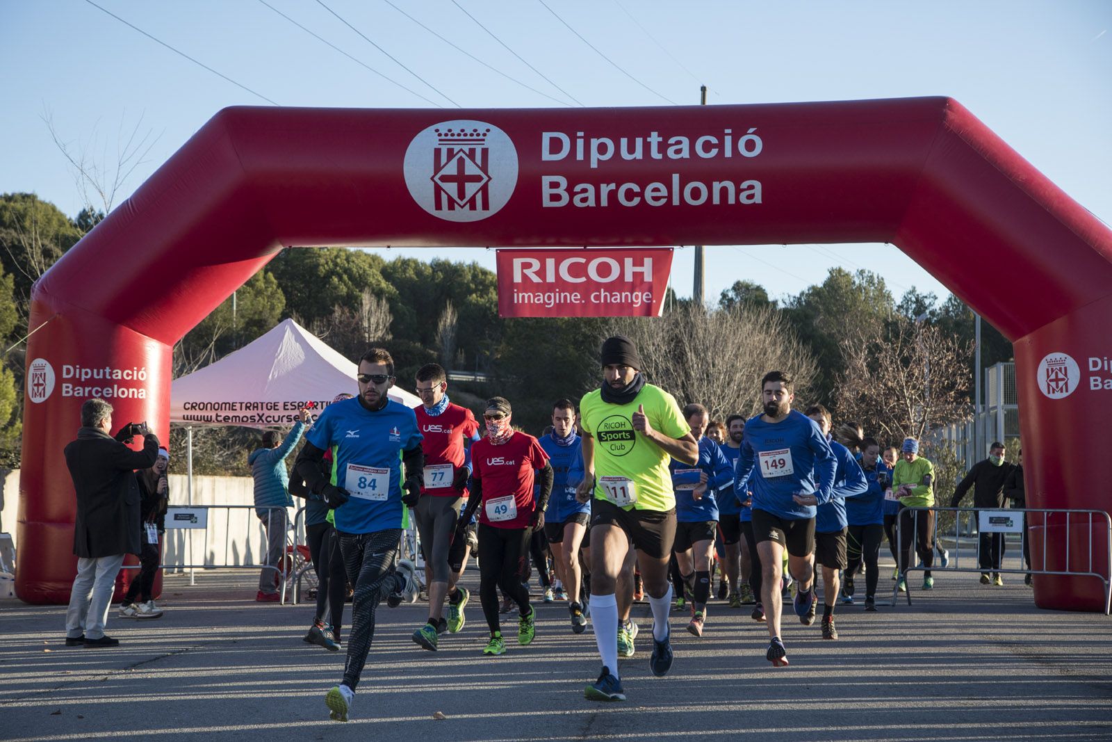 2a Cursa solidària Ricoh a Ricoh Sant Cugat. FOTO: Lali Puig