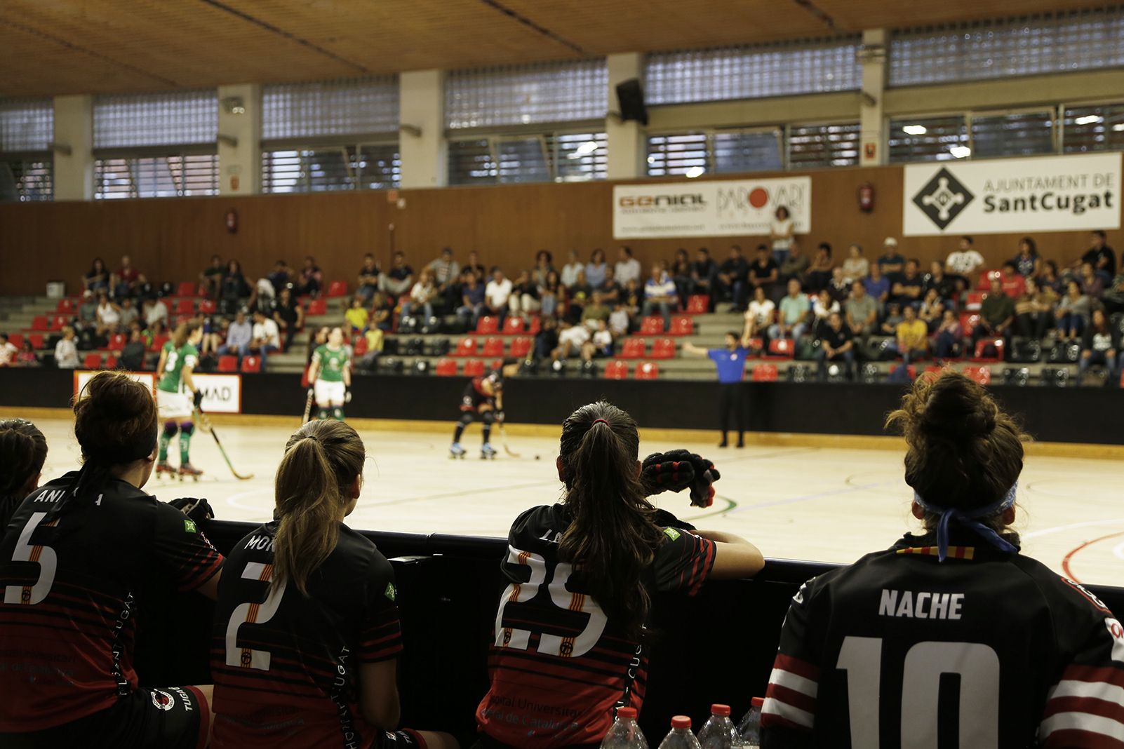 Hoquei sobre patins femení. Partit de lliga. PHC Sant Cugat- Cerdanyola CH. FOTO: Anna Bassa