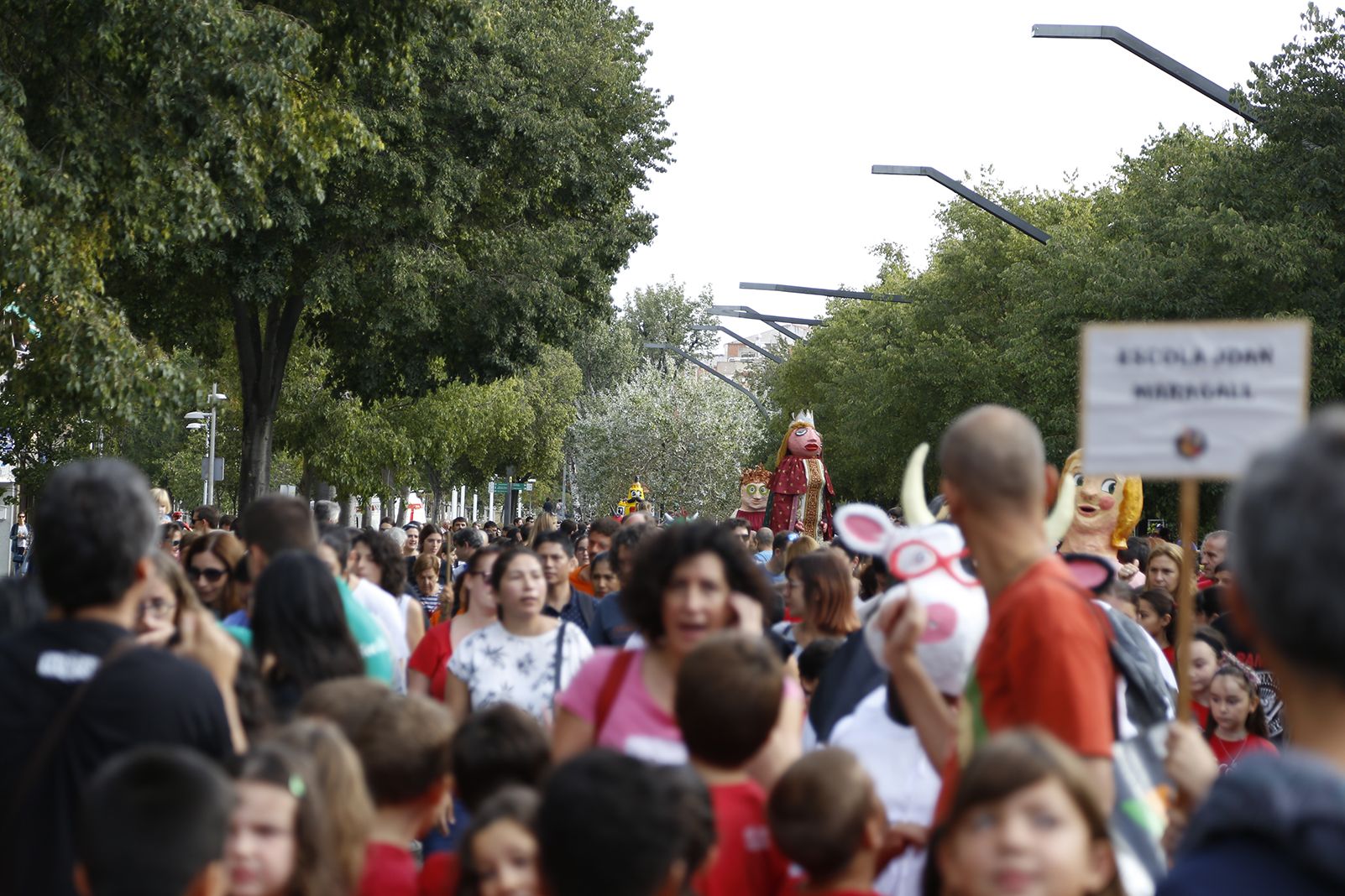 7a edició del Cercavila d'Escoles i Geganters de Sant Cugat. FOTO: Anna Bassa