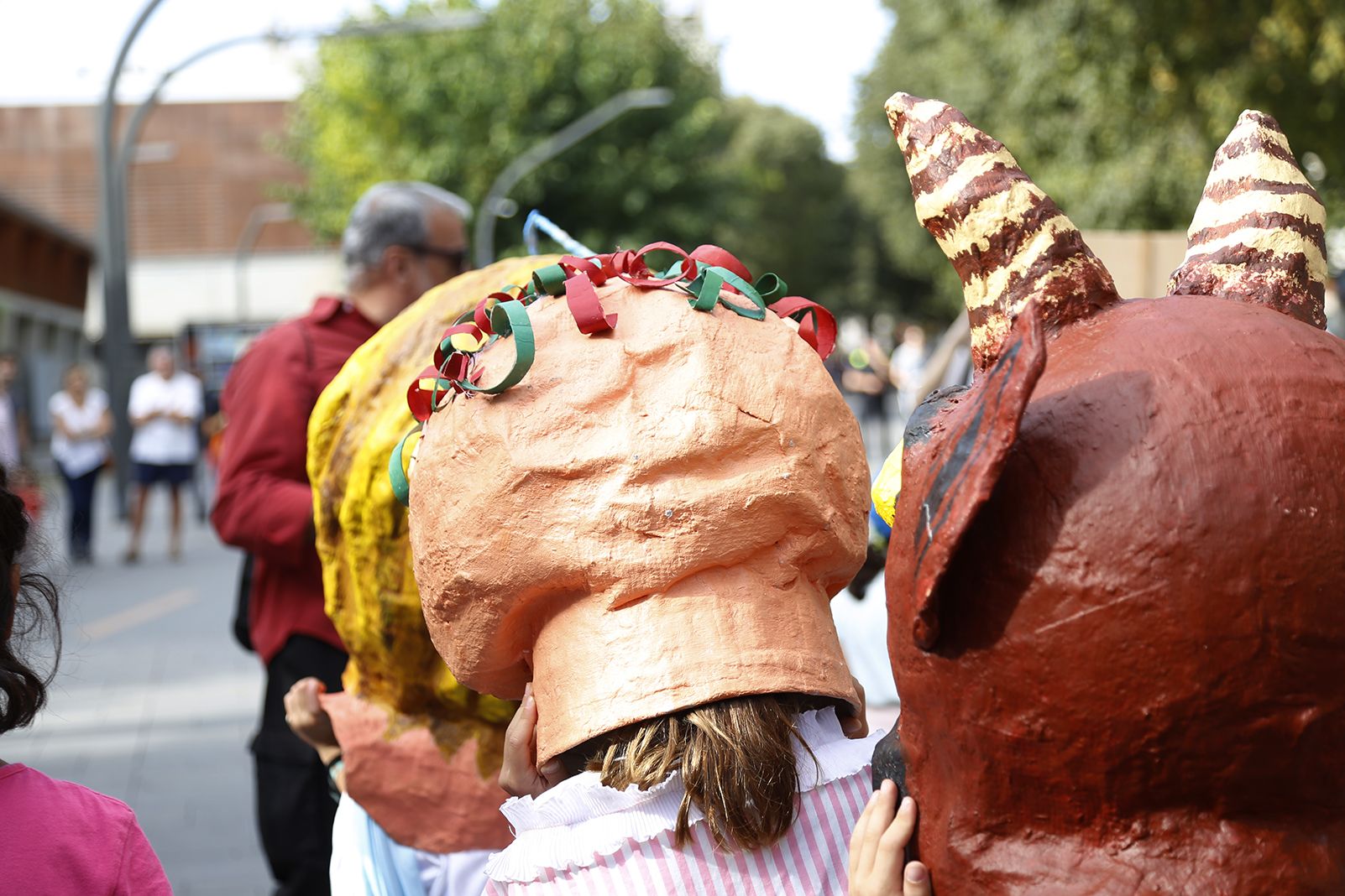 Cercavila d'Escoles i Geganters de Sant Cugat. FOTO: Anna Bassa