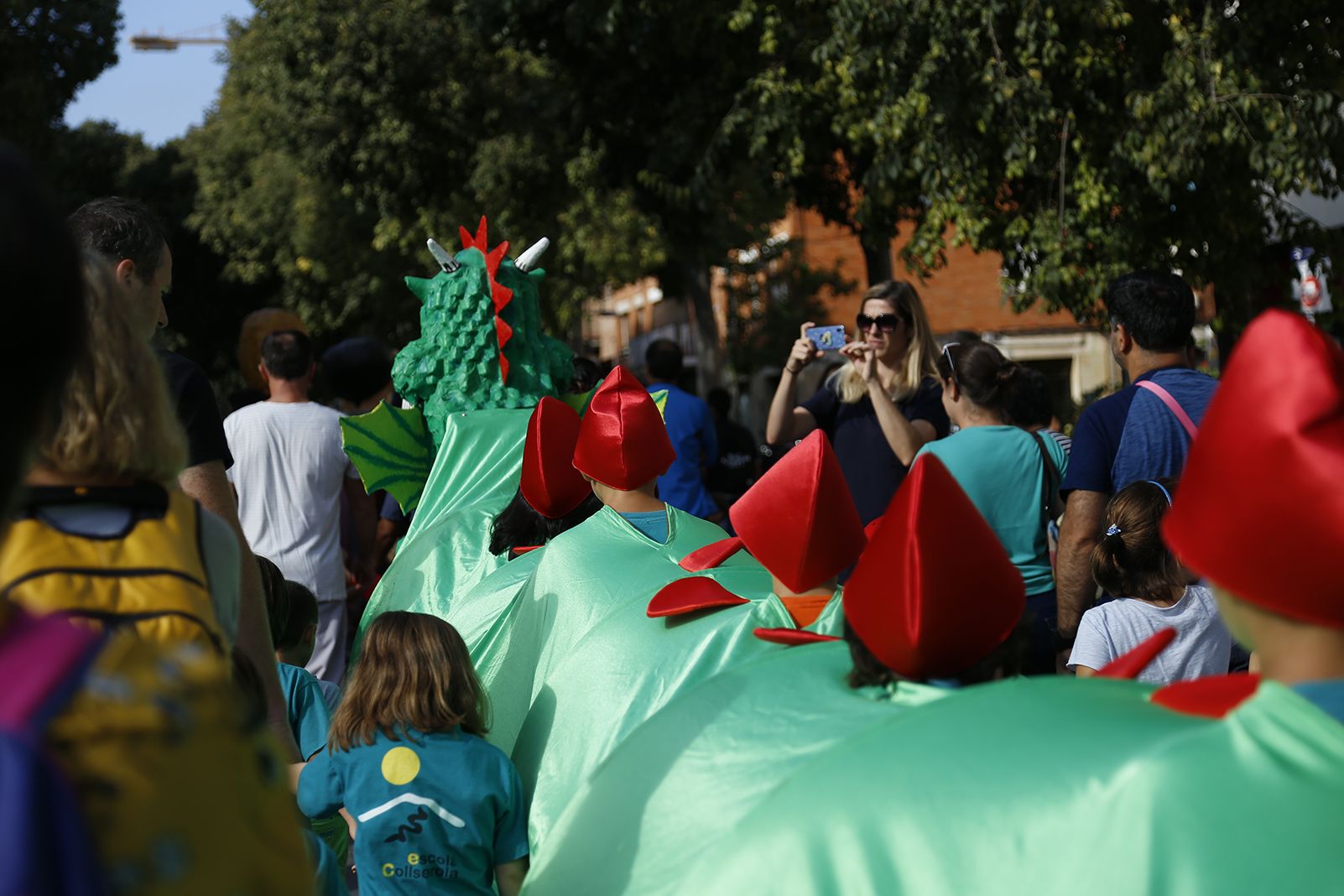 Cercavila d'Escoles i Geganters de Sant Cugat. FOTO: Anna Bassa