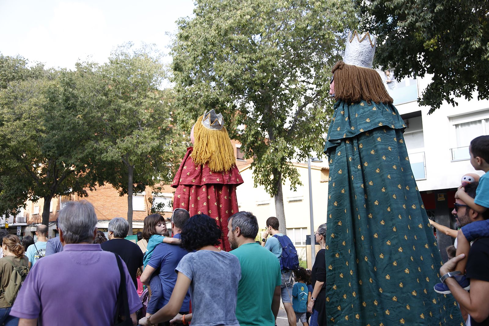 Cercavila d'Escoles i Geganters de Sant Cugat. FOTO: Anna Bassa