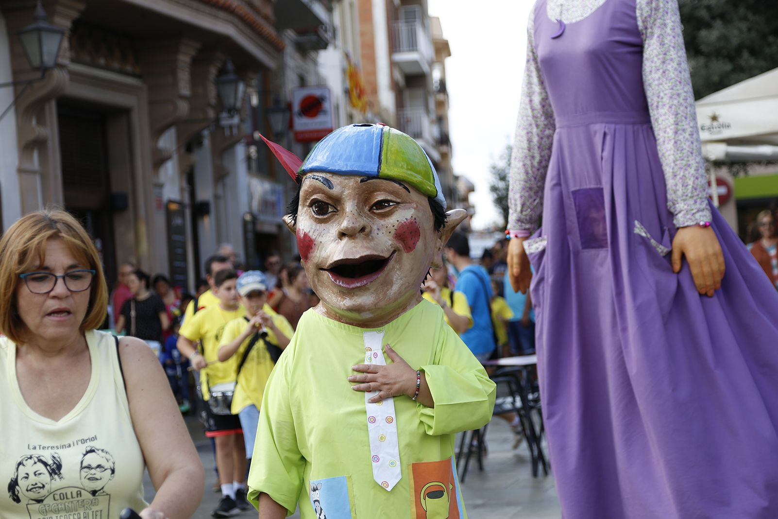 Entrada a la plaça Octavià de les figures de l'Escola Teresa Altet de Rubí. FOTO: Anna Bassa