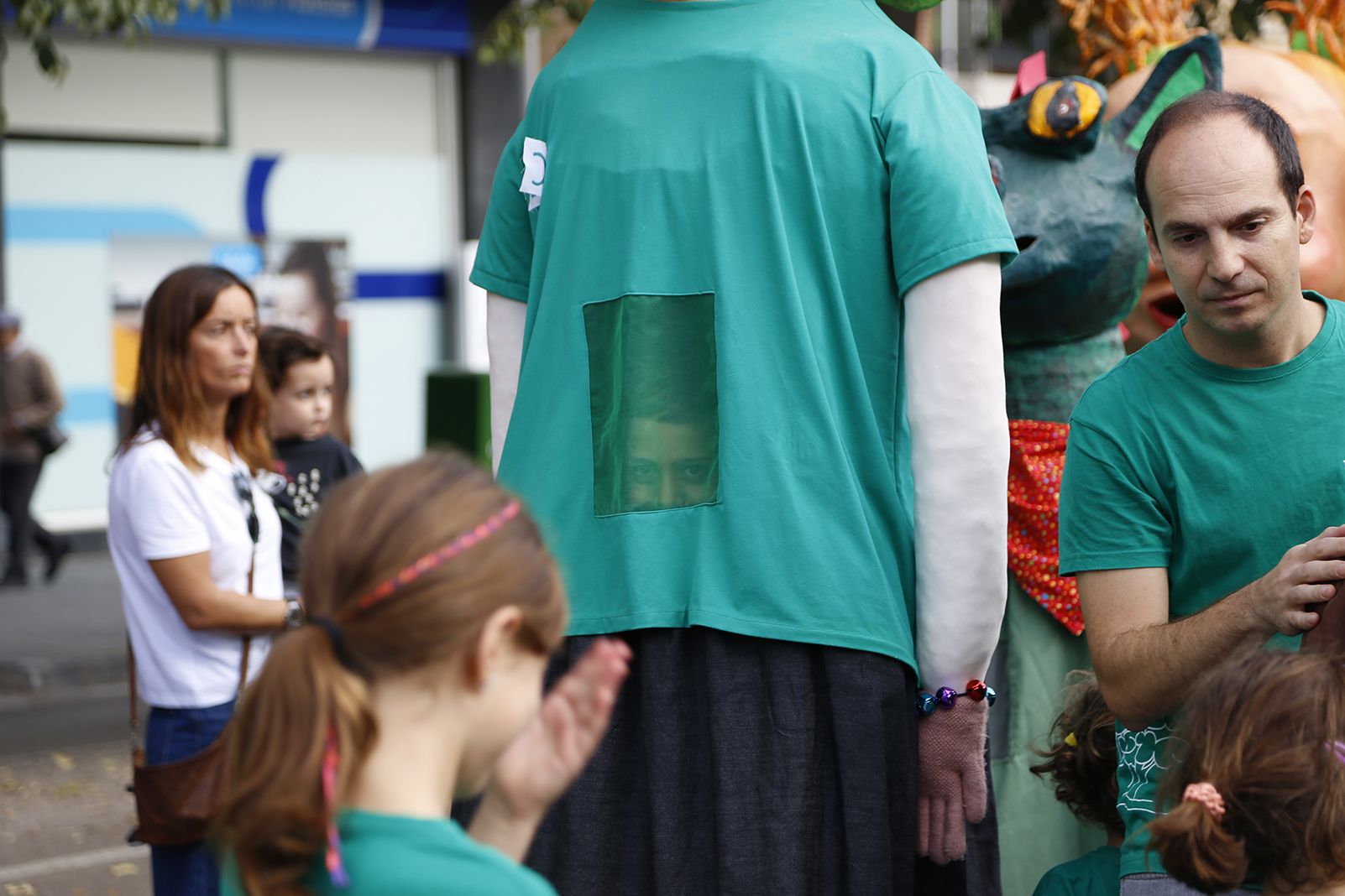 Cercavila d'Escoles i Geganters de Sant Cugat. FOTO: Anna Bassa