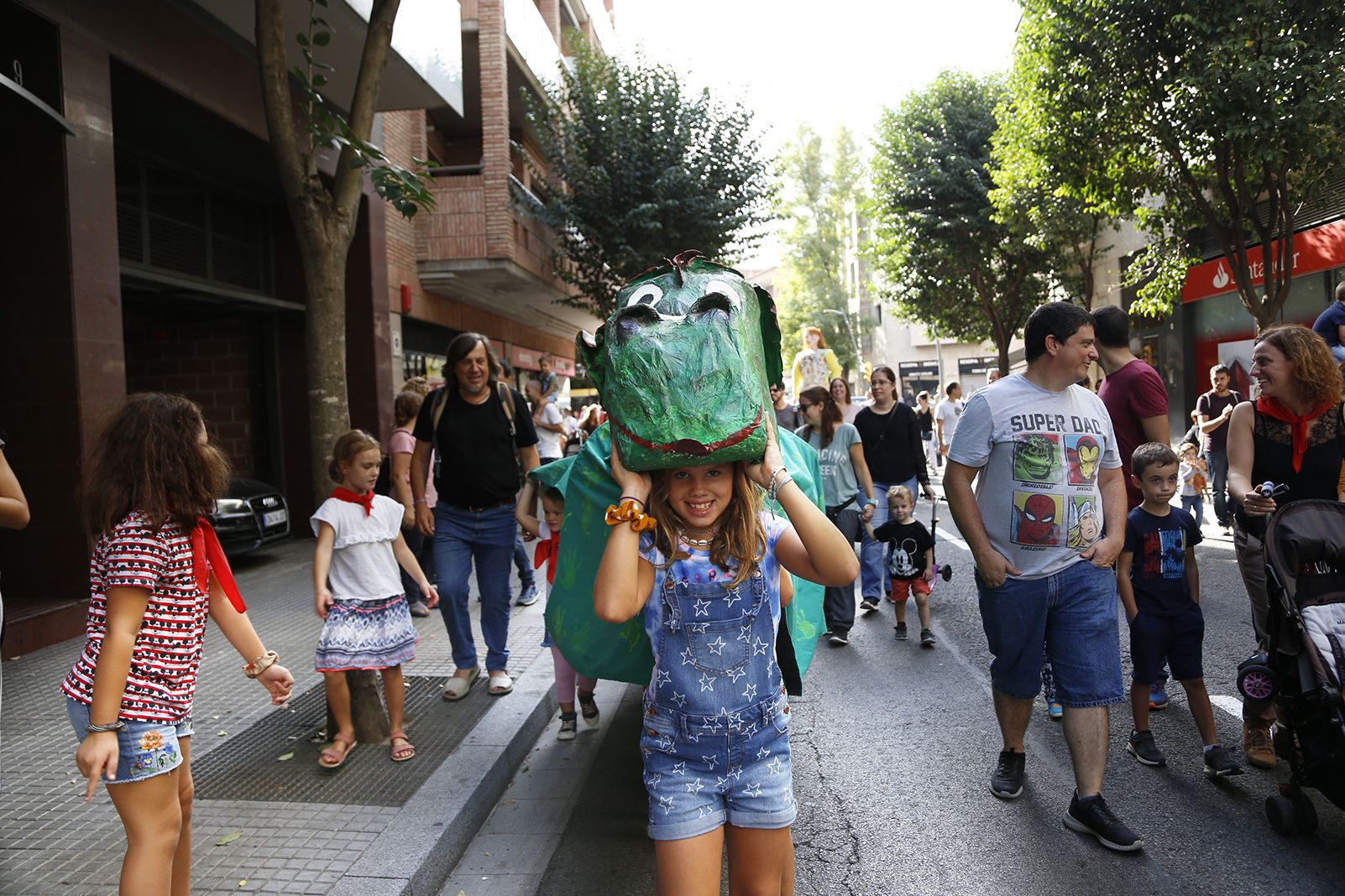 Cercavila de l'Escola Collserola. FOTO: Anna Bassa