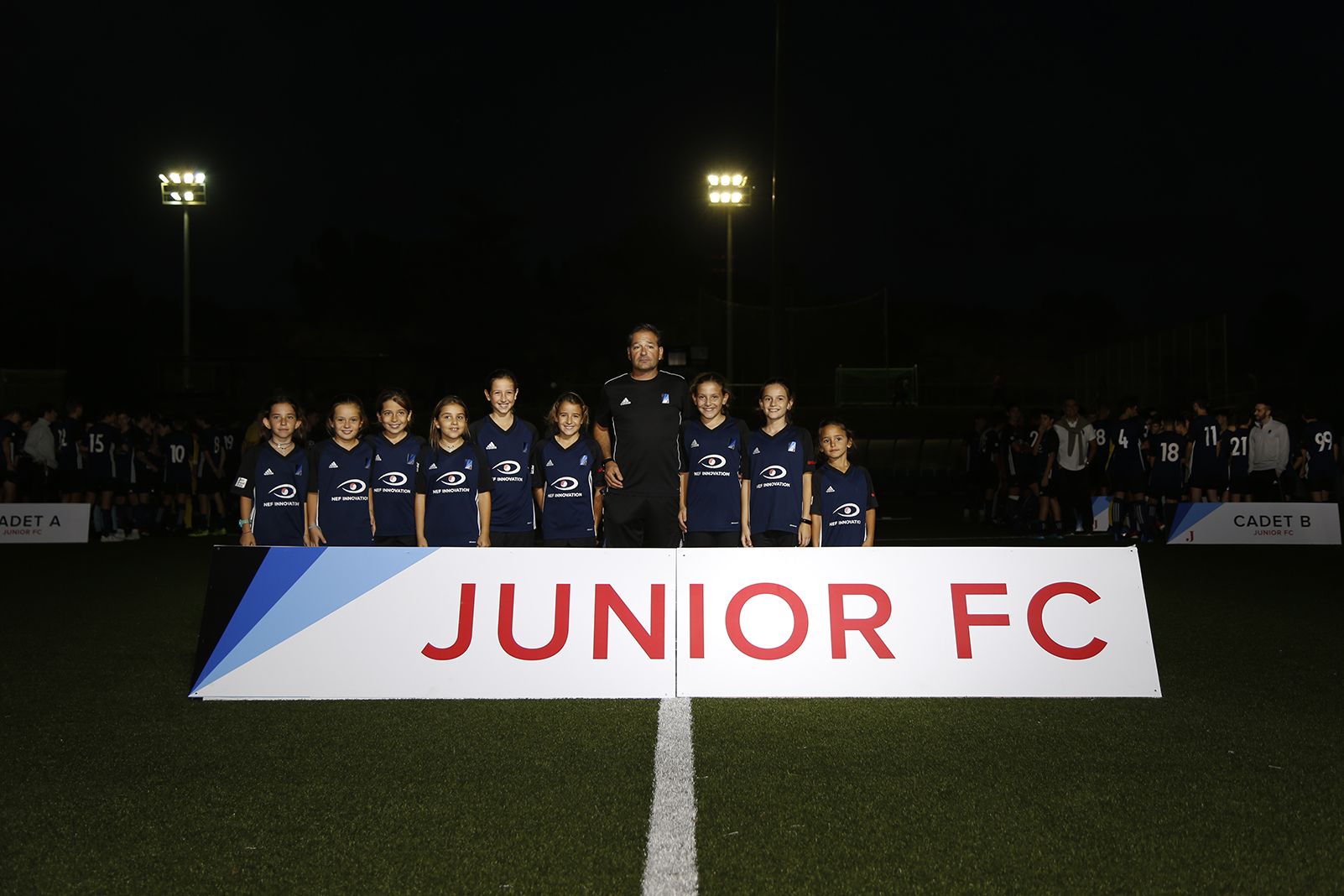 Primer equip femení al Junior FC a la Presentació de Temporada 2019-2020. FOTO: Anna Bassa