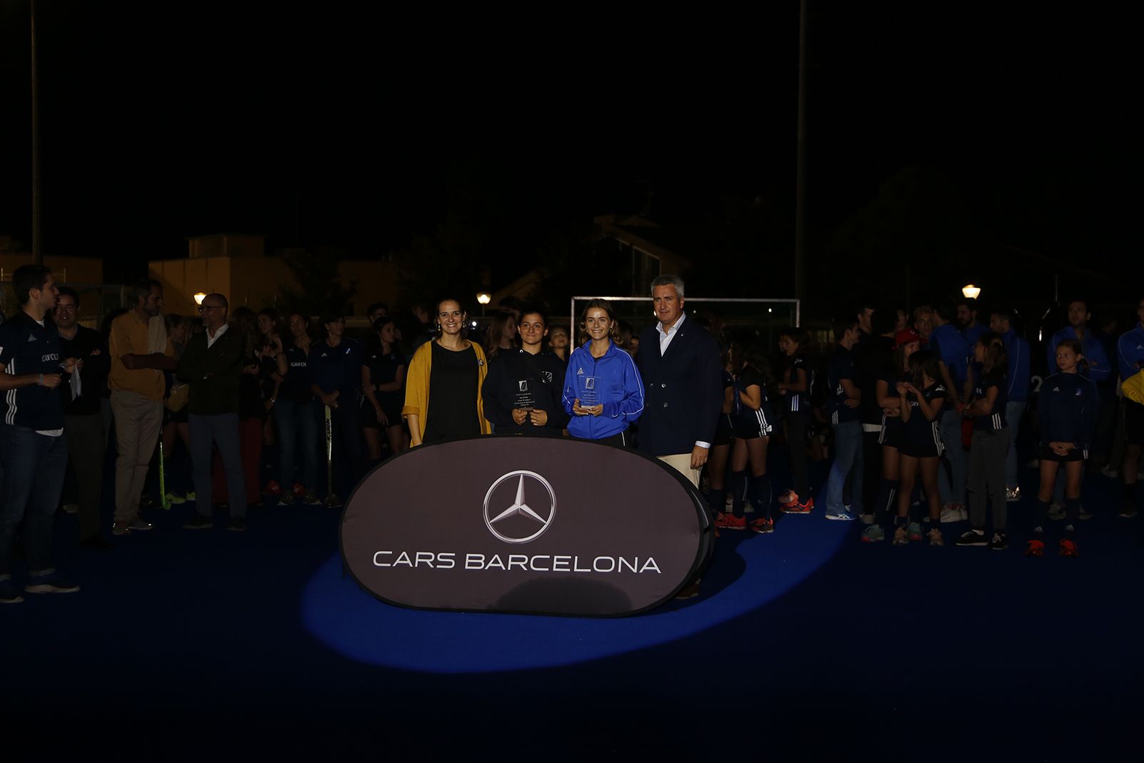 Entrega de trofeus a la presentació d'Hoquei herba Junior FC Temporada 2019-2020. FOTO: Anna Bassa