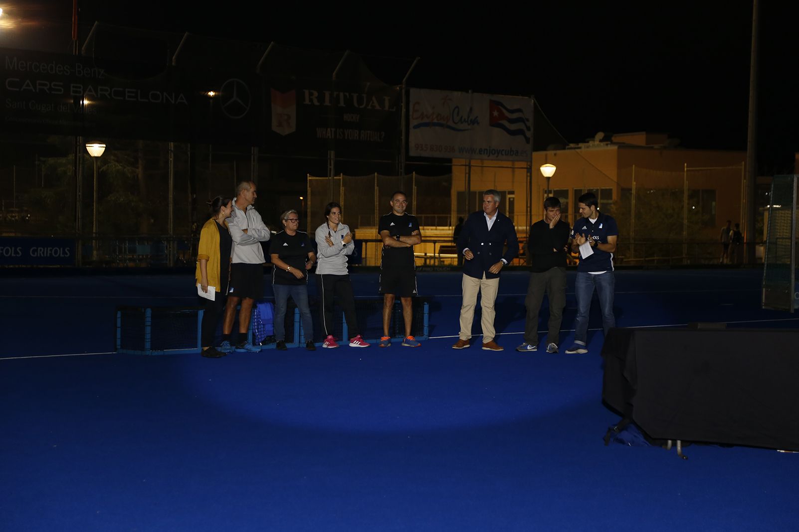 Parlaments a la presentació d'Hoquei herba Junior FC Temporada 2019-2020. FOTO: Anna Bassa