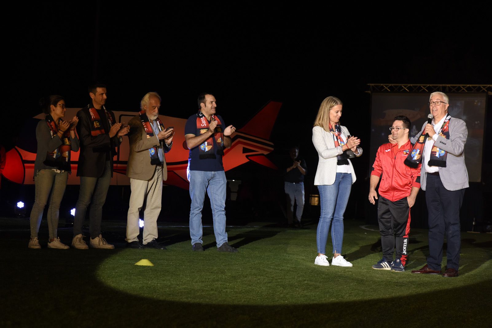 Presentació dels equips de Sant Cugat Futbol Club. Foto: Bernat Millet.