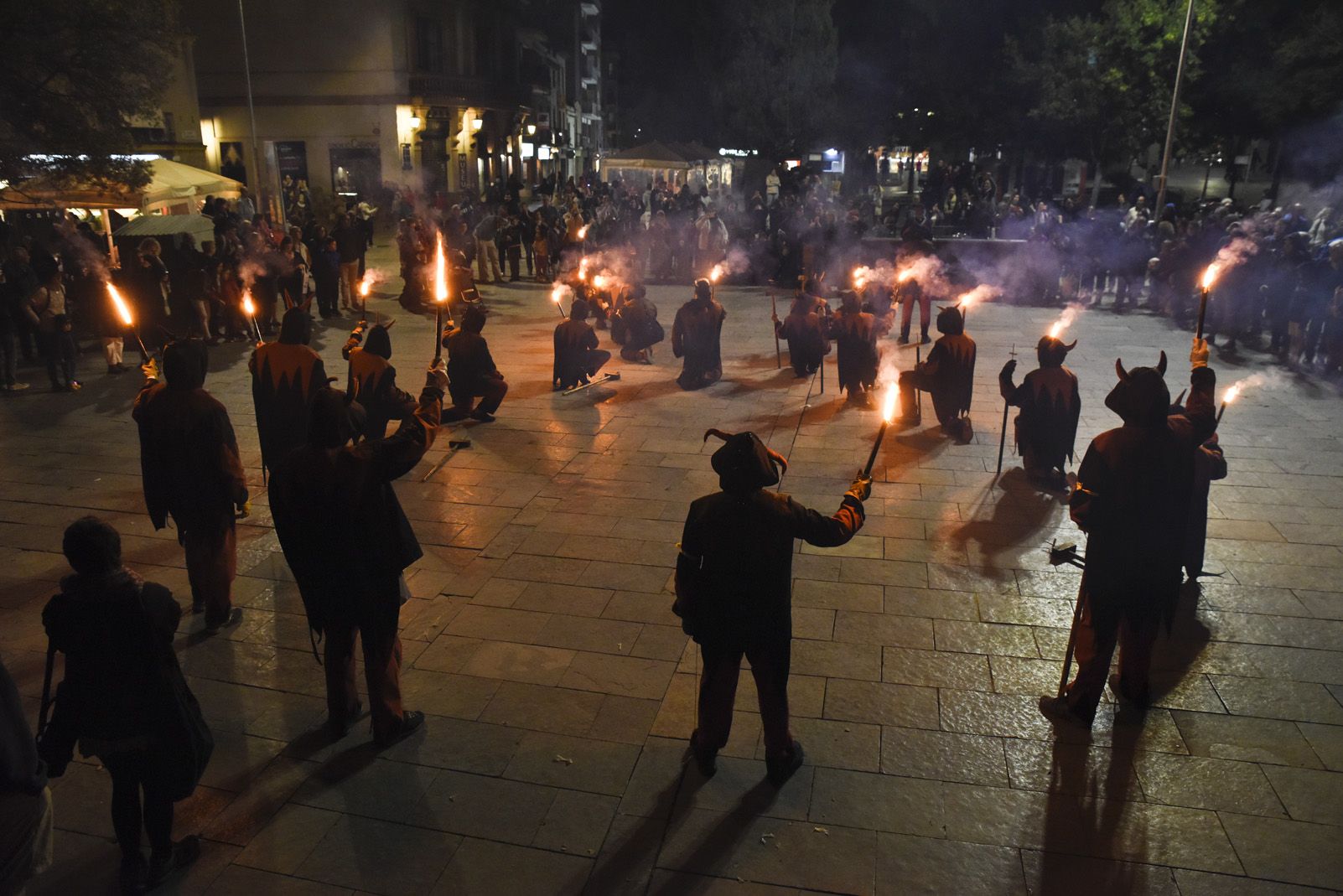 Correfoc de diables a la Festa de Tardor