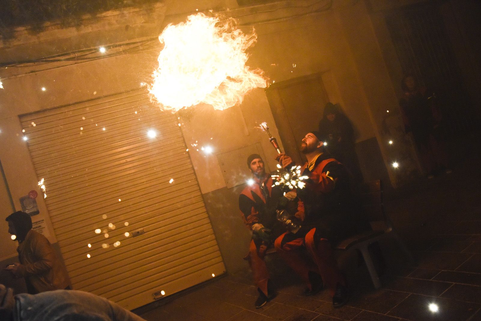 Correfoc de diables a la Festa de Tardor