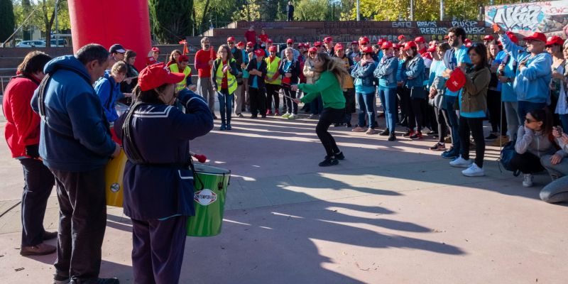 Batucada en la II Marxa Solidaria de la Fundació Jeroni de Moragas. FOTO: Ale Gómez