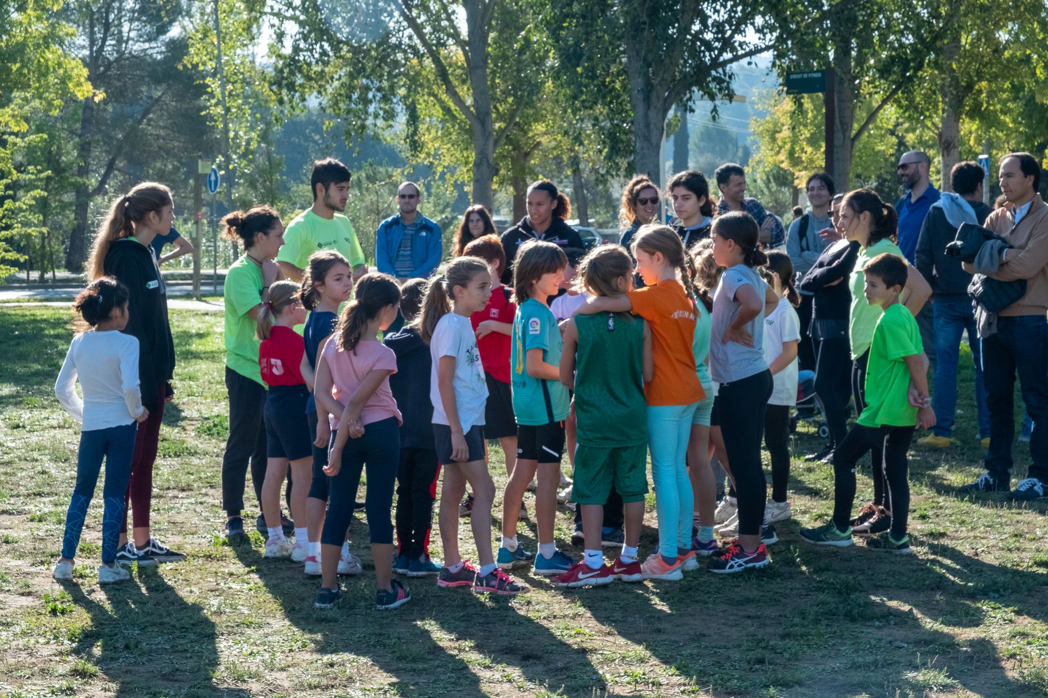 Prepara't pel Cros al parc de la Pollancreda. FOTO: Ale Gómez