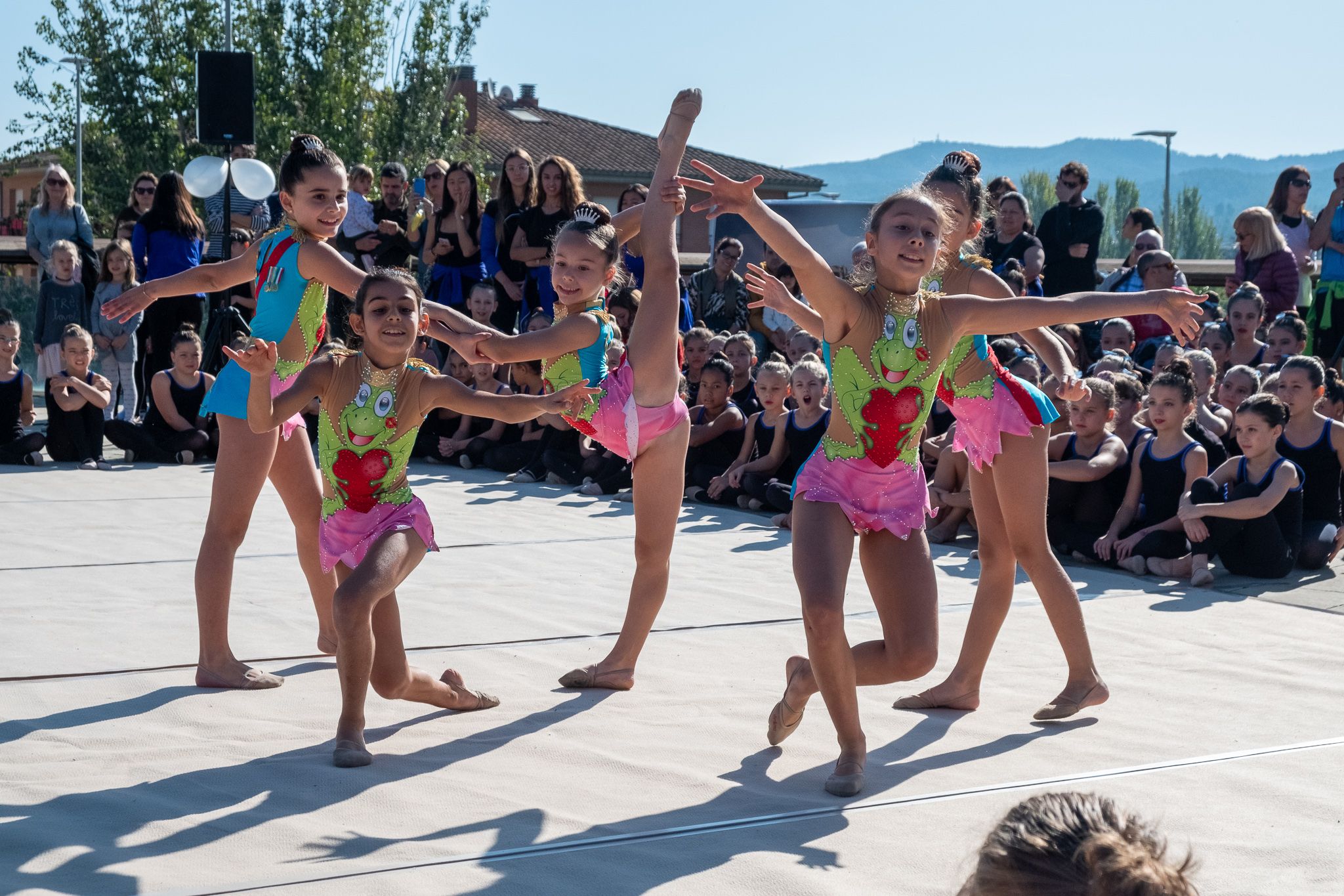 Mostra de Gimnàstica rítmica a la Festa de la Tardor. FOTO: Ale Gómez