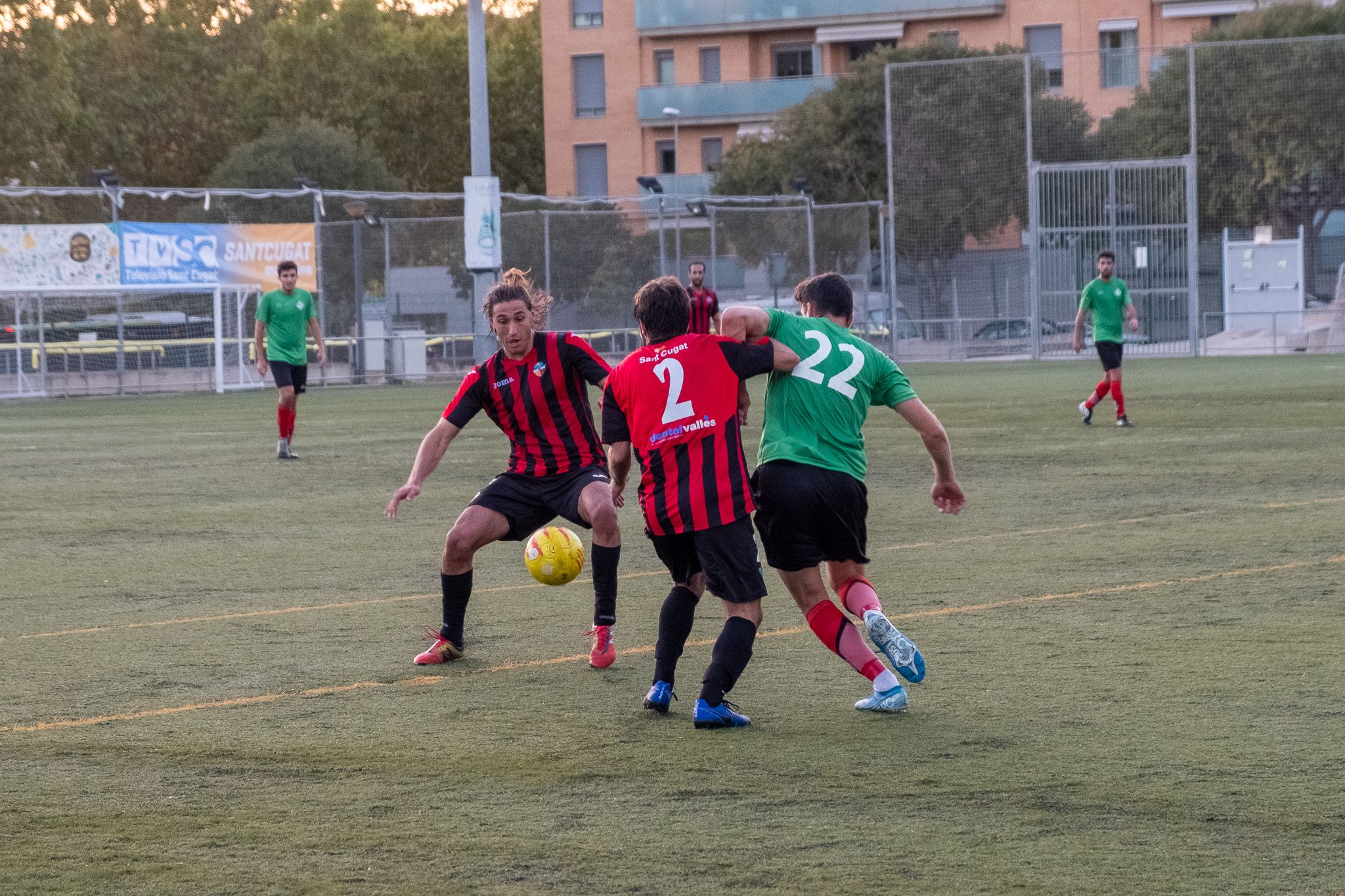 Futbol masculí, partit de lliga, Sant Cugat FC - CE Olivella. FOTO: Ale Gómez