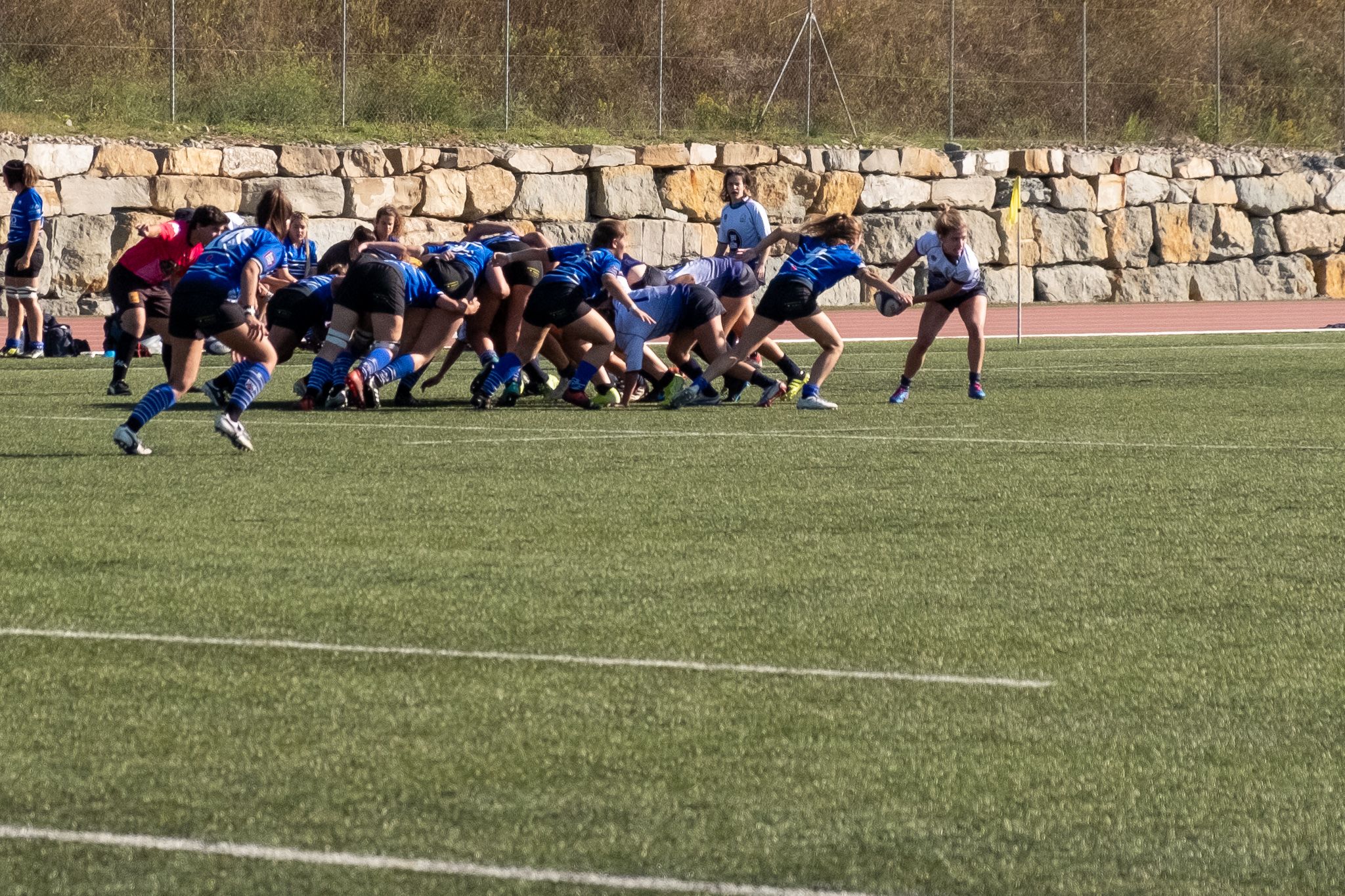 Rugbi femení, partit de lliga, CR Sant Cugat - Gòtics RC. FOTO: Ale Gómez