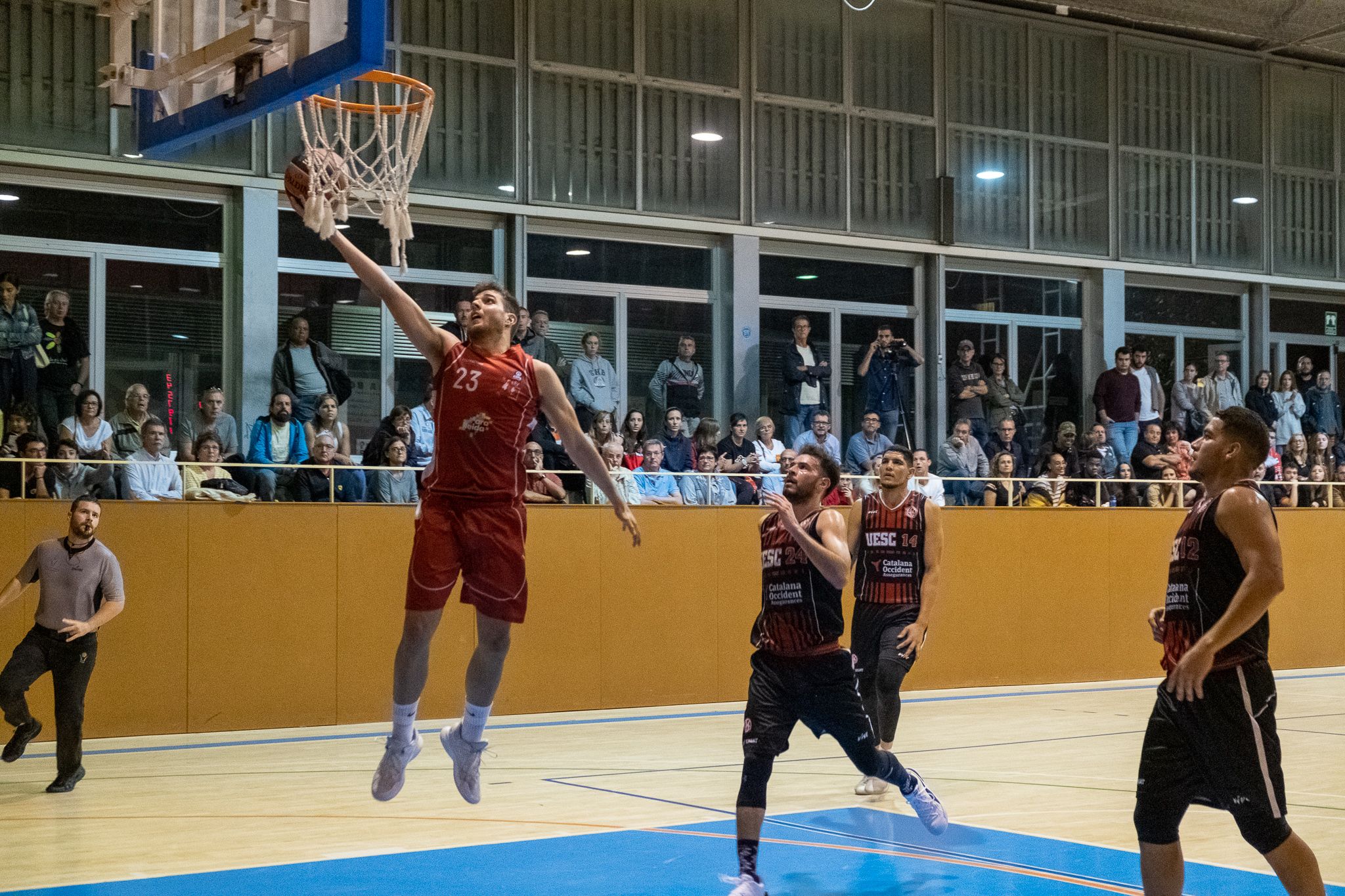 Bàsquet masculí, partit de lliga, UE Sant Cugat - CB Alpicat. FOTO: Ale Gómez