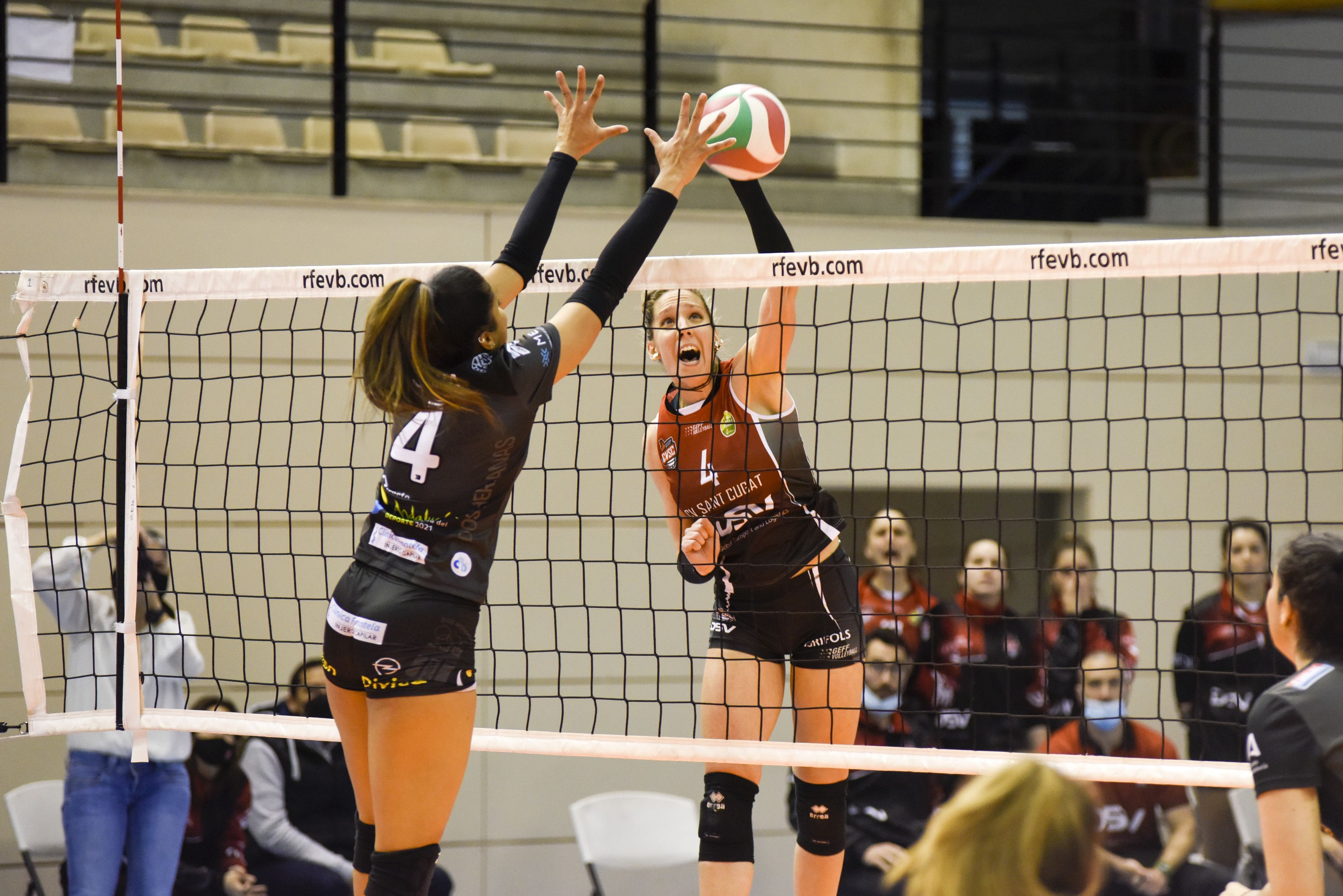 Voleibol femeni superlliga iberdrola DSV CV Sant Cugat Cajasol Voley dos hermanas Fotos Bernat Millet 14