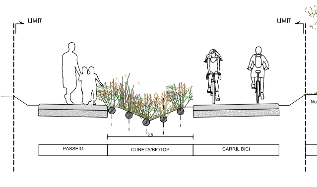 Disseny del projecte del carril bici a l'hipòdrom