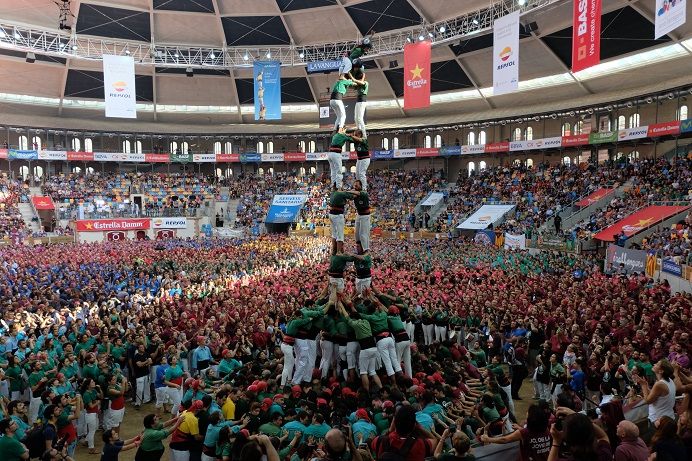 Una edició passada del Concurs de Castells. FOTO: Gausacs